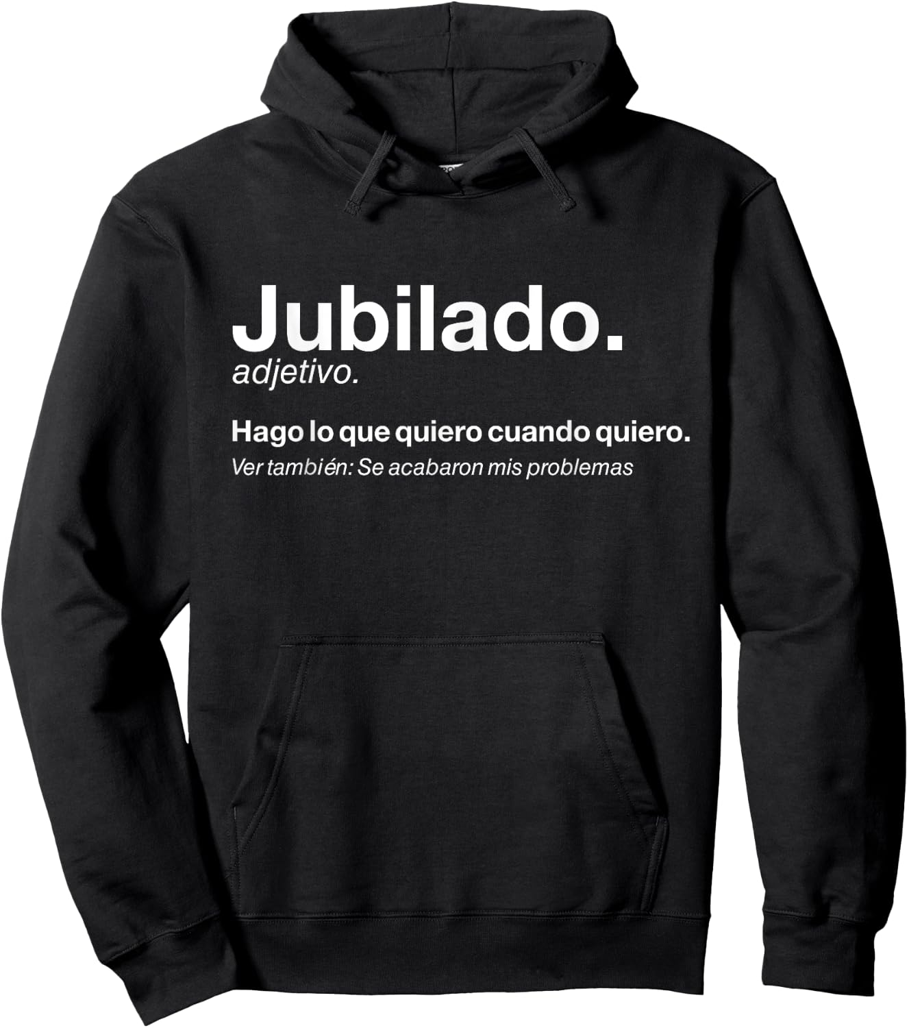 Definición Divertida Jubilado Regalo Fiesta Jubilación Hoodie - Hoodie | Black