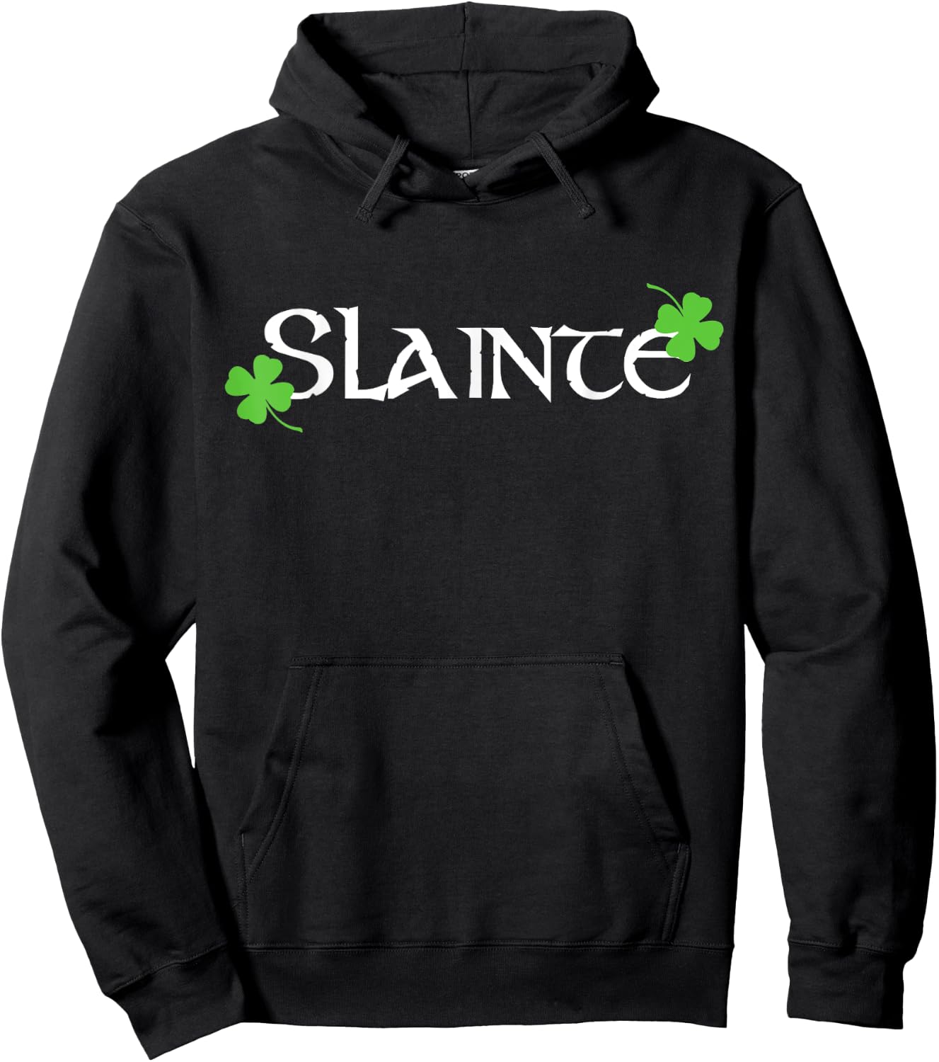 Slainte Cheers Good Health Funny Irish St. Patrick's Day Hoodie - Hoodie | Black