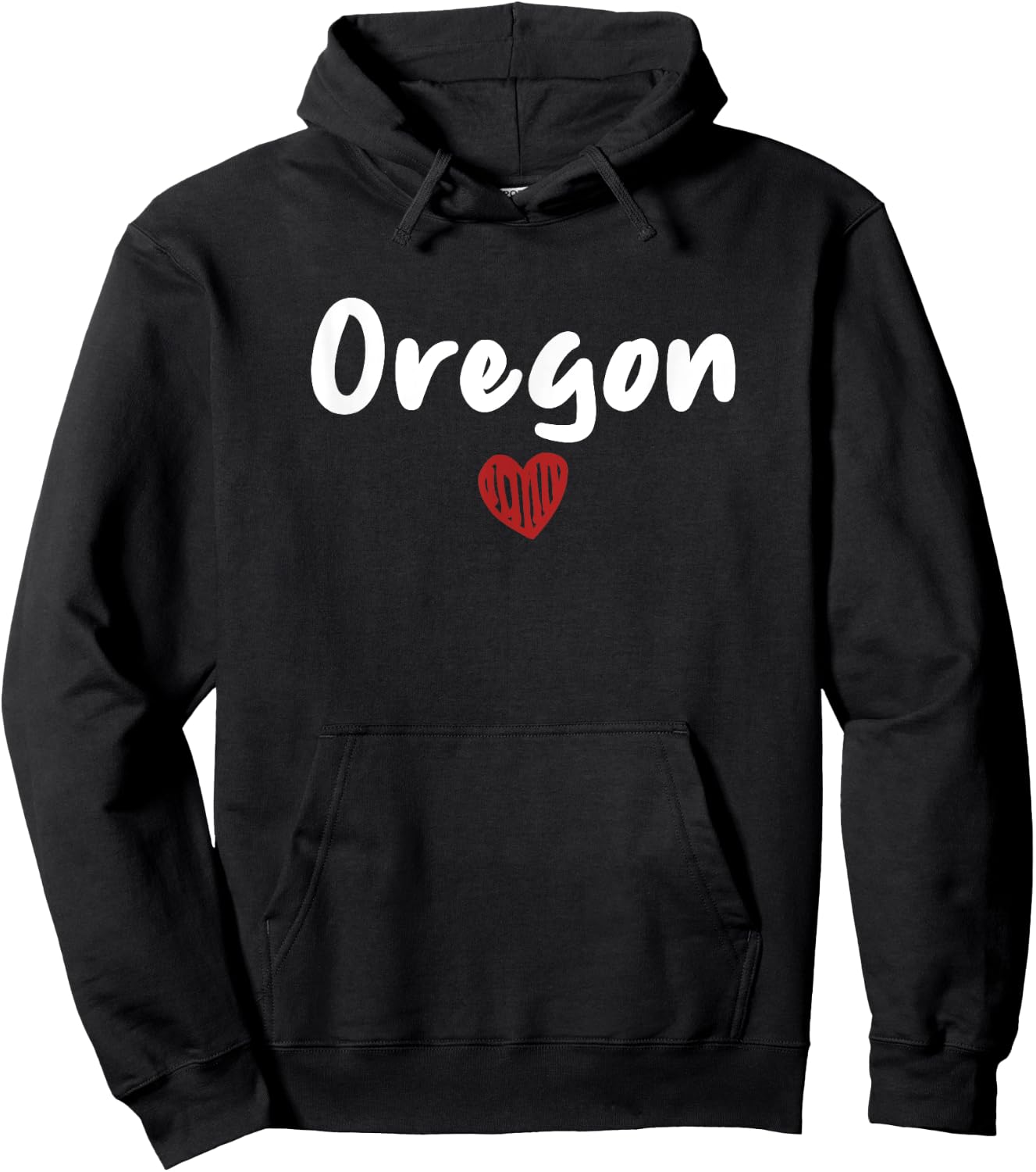 Oregon - I Love Oregon - Classic Hoodie - Hoodie | Black