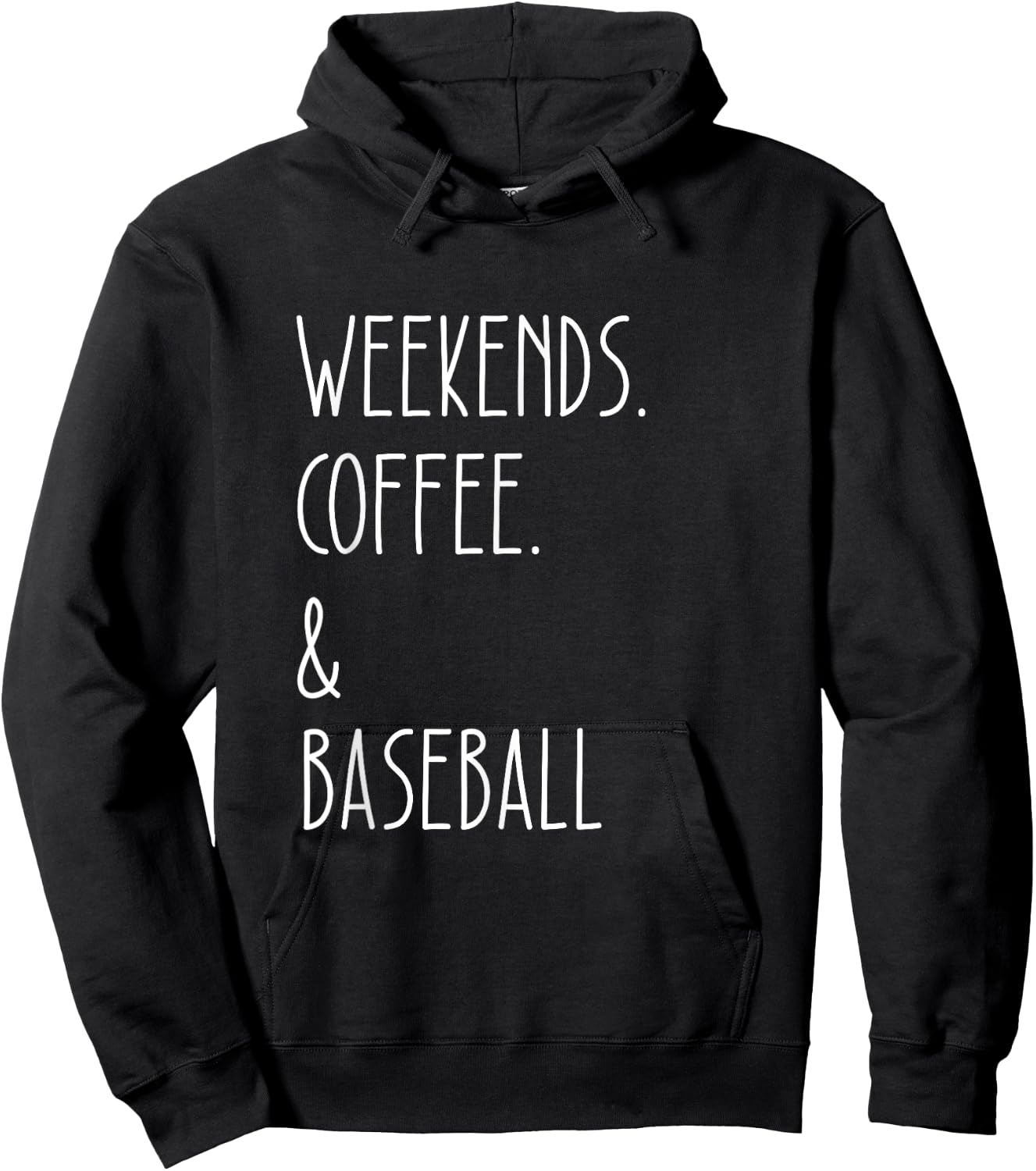 Weekends Coffee And Baseball Sports sayings for lovers Hoodie - Hoodie | Black