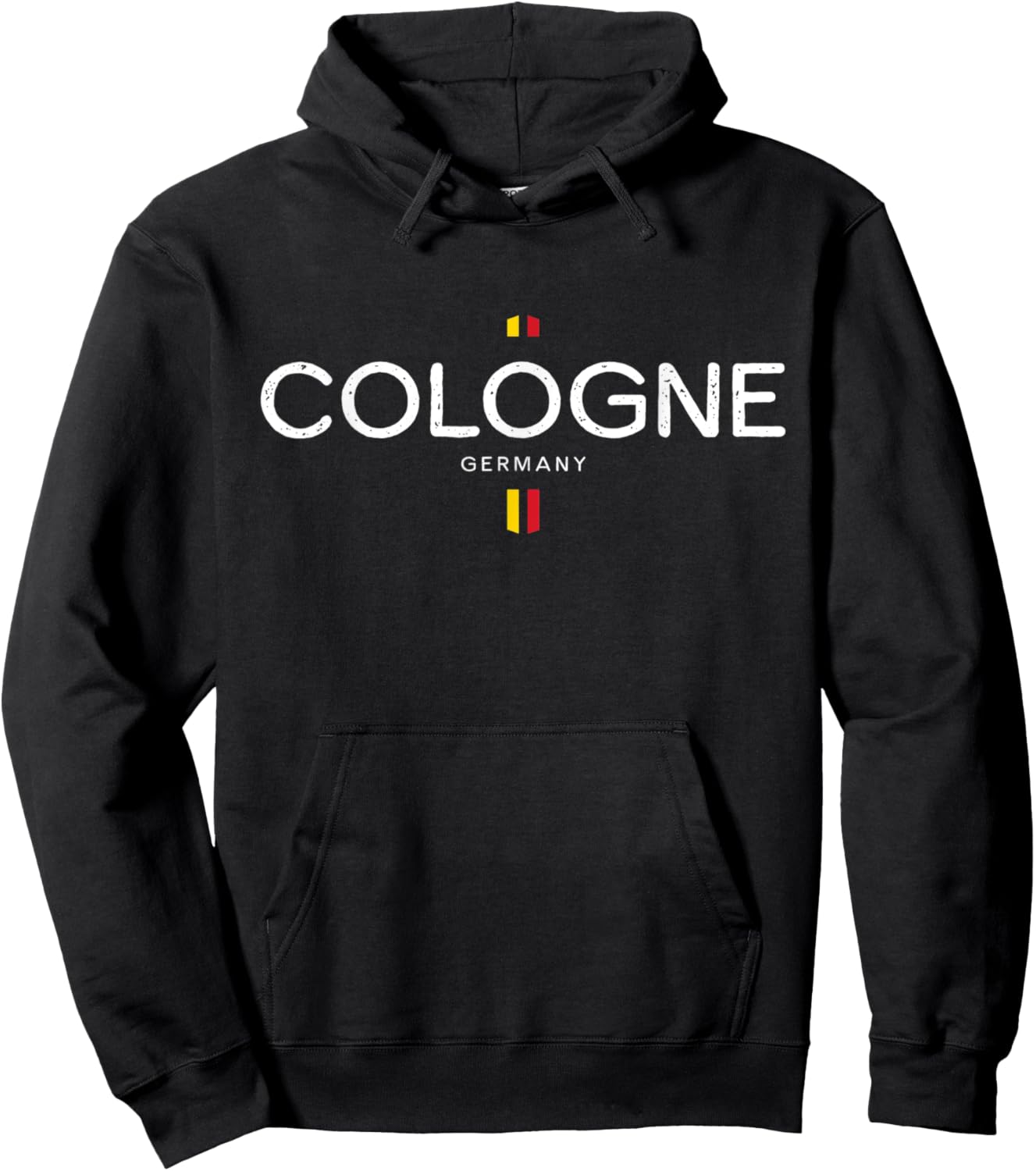 Cologne Germany Retro Vintage Hoodie - Hoodie | Black