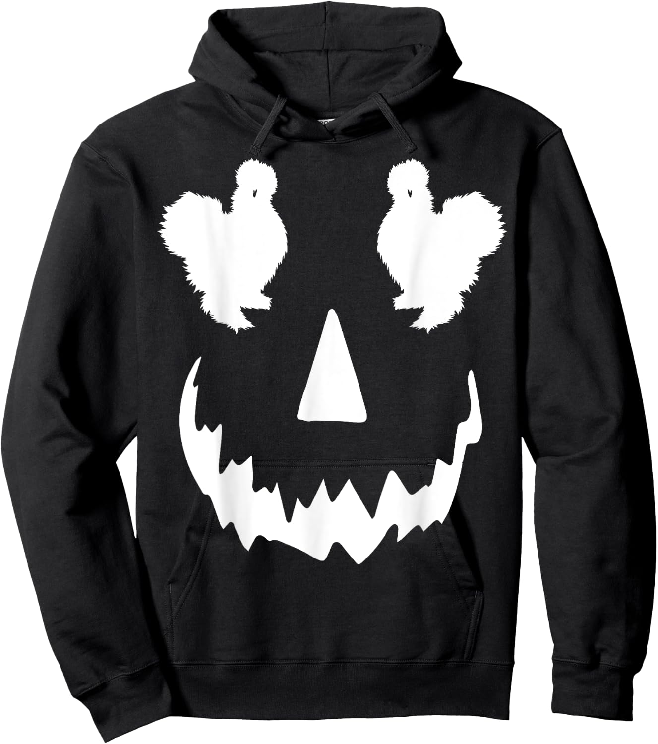 pumpkin Silkie Chicken halloween Hoodie - Hoodie | Black
