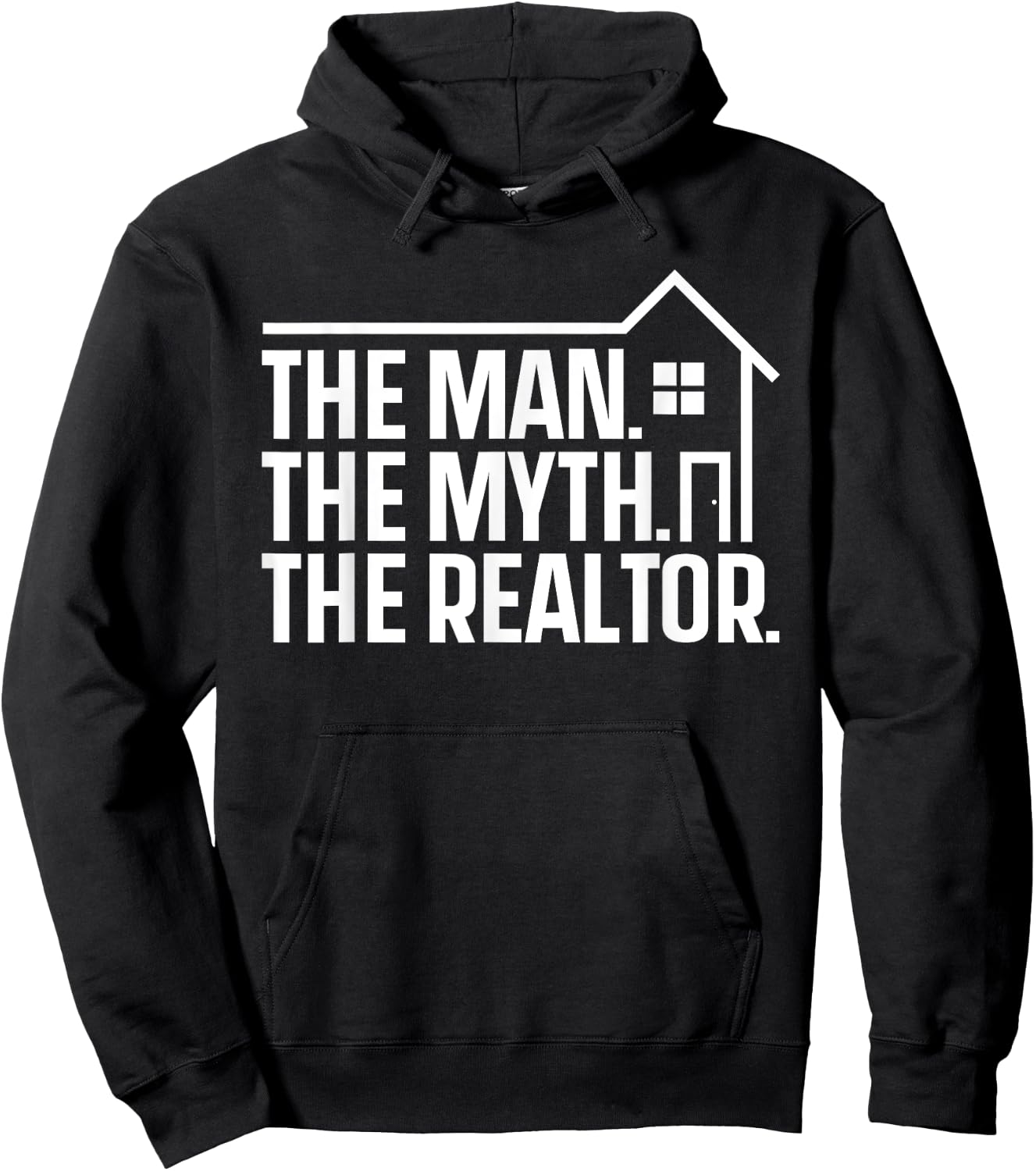Funny Real Estate Design For Realtor Men Real Estate Agent Hoodie - Hoodie | Black