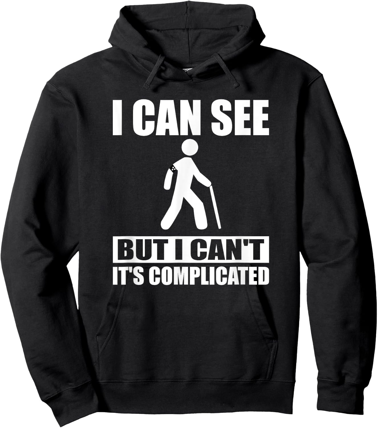 Blind Awareness Braille Teacher I Read braille Men Women Hoodie - Hoodie | Black