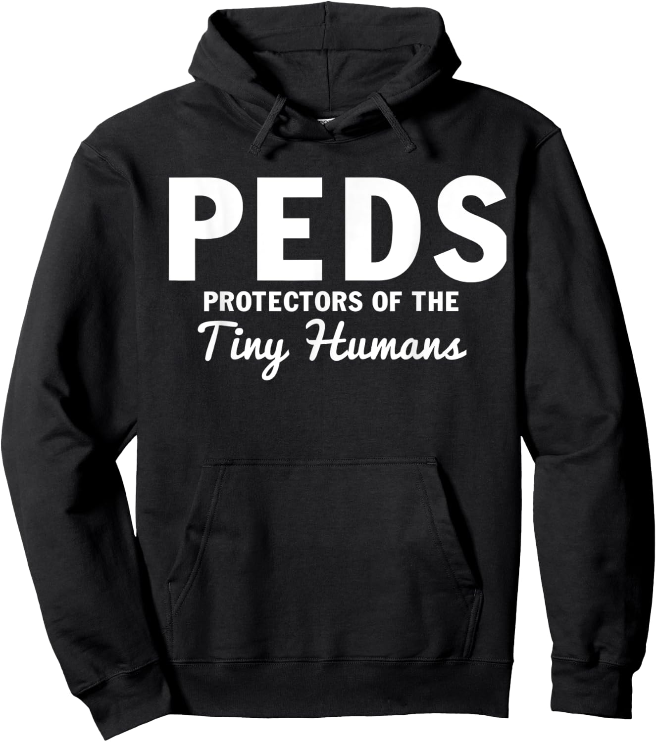 VobJ Peds Protectors Of The Tiny Humans Pediatrics Nurse Hoodie - Hoodie | Black