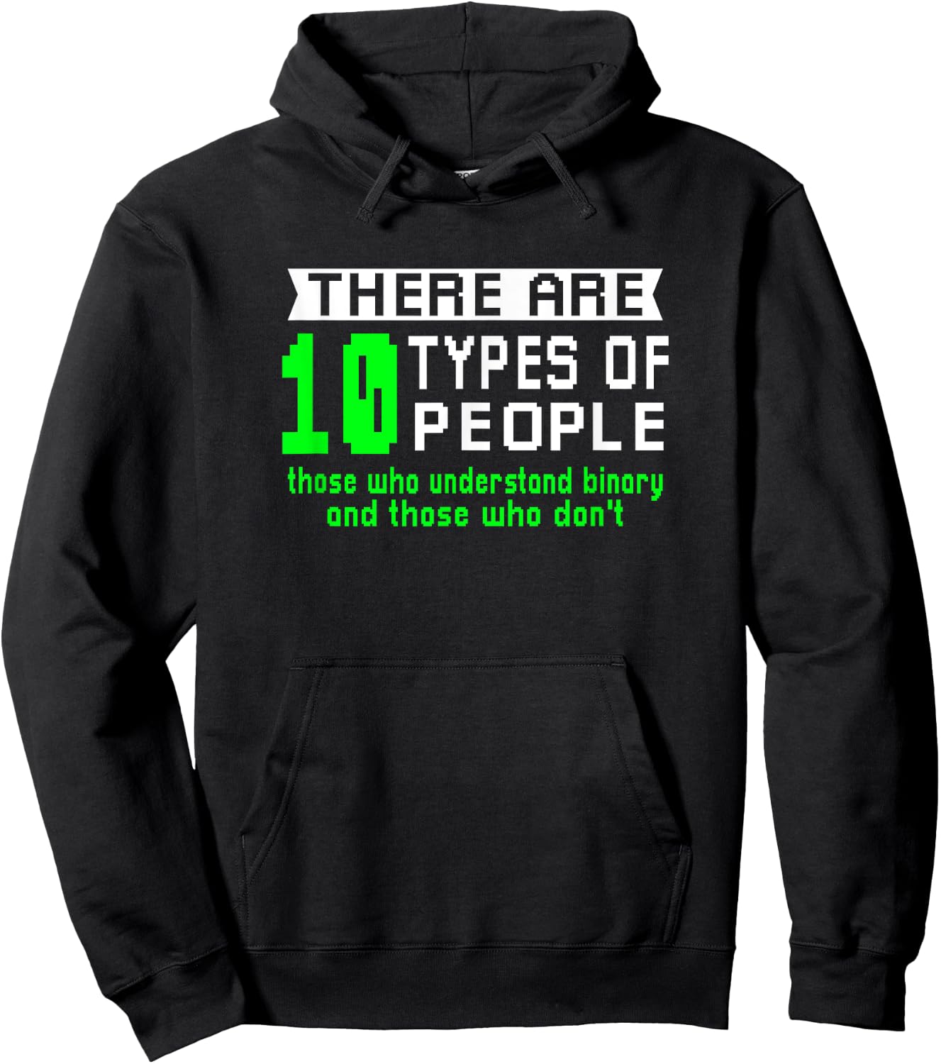 There are 10 Types of People understand Binary HTML Network Hoodie - Hoodie | Black