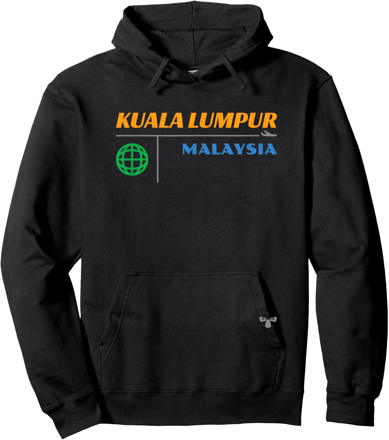 Kuala Lumpur Mid Century Hoodie - Hoodie | Black