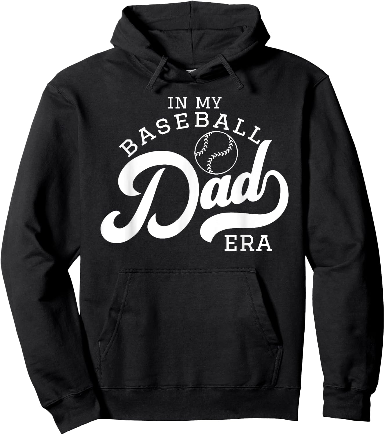 In my Baseball Dad era Hoodie - Hoodie | Black