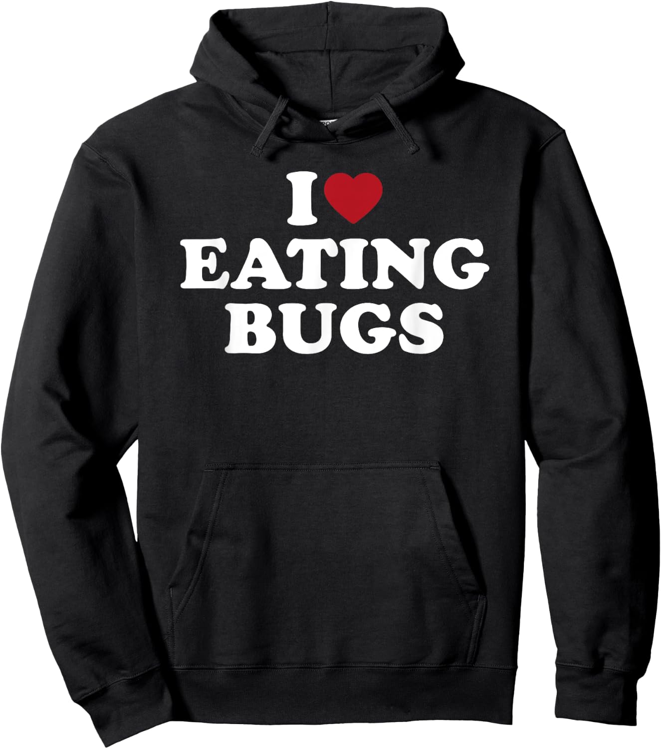 I Love Eating Bugs, I Heart Eating Bugs Hoodie - Hoodie | Black
