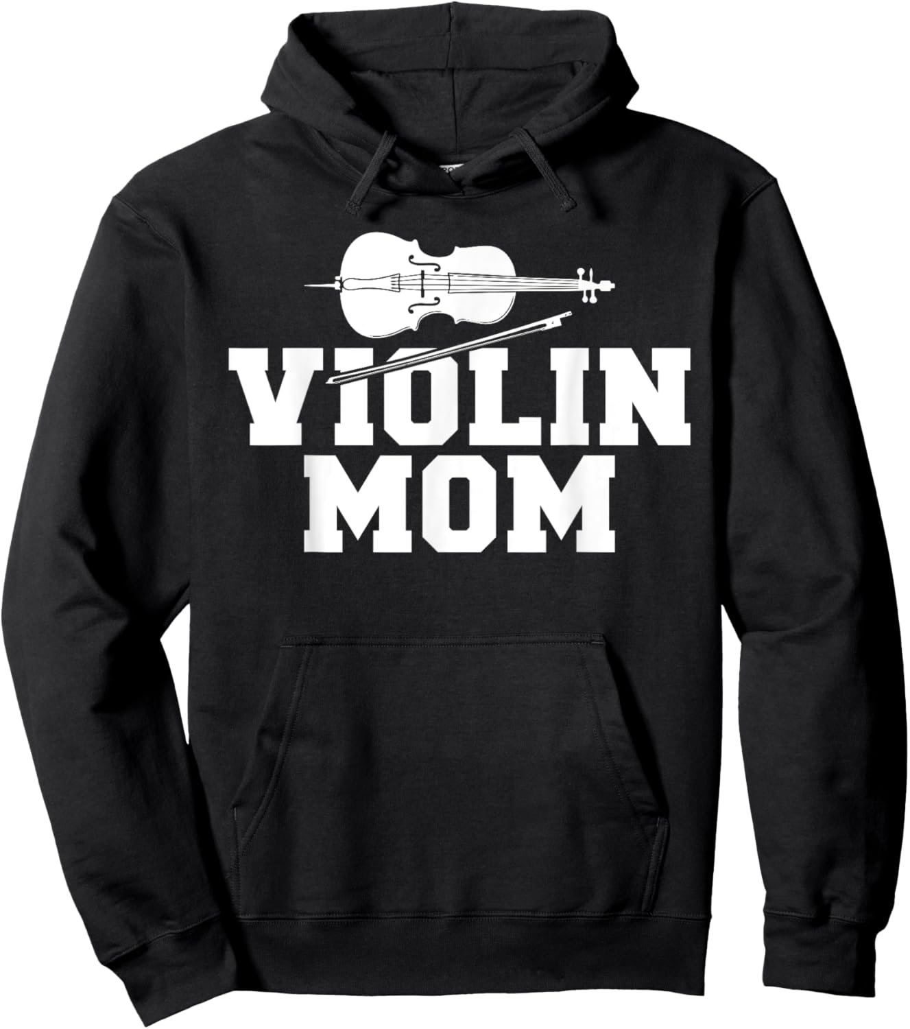 Violin Musician Violin Mom Hoodie - Hoodie | Black