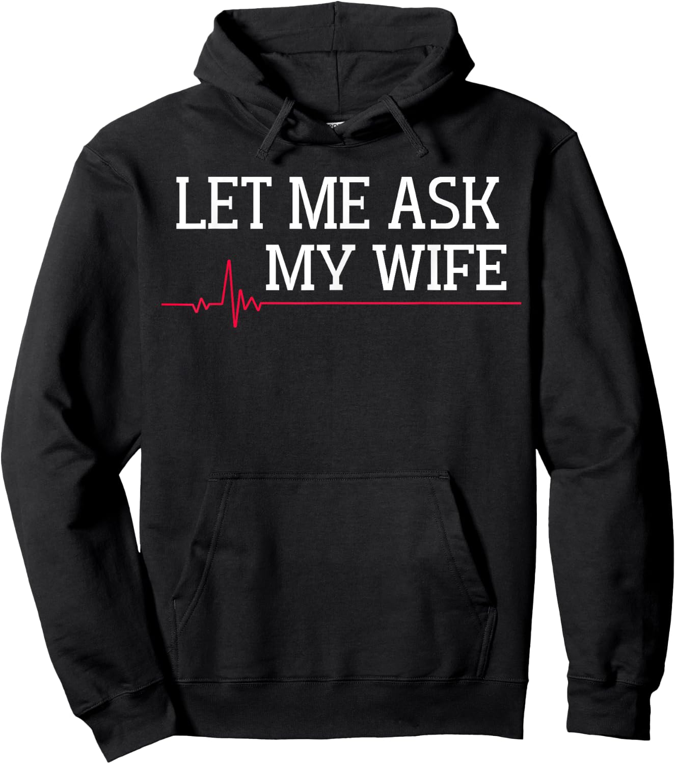 Let Me Ask My Wife, Heart signal Hoodie - Hoodie | Black