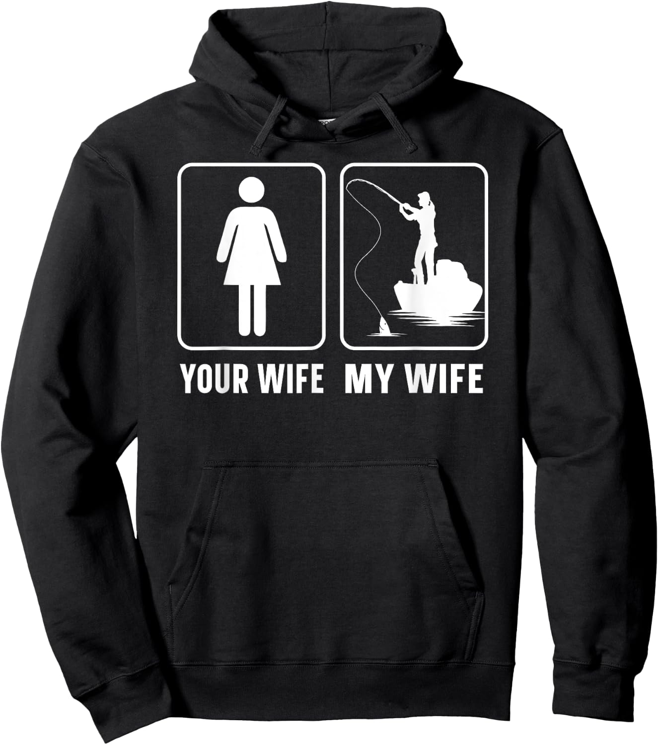 Fishing Fisherman Fisher DA0 Humorous Fishing Women's Black Small Hoodie - Hoodie | Black