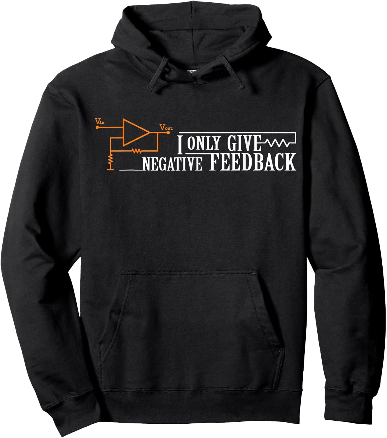 I only provide negative feedback Hoodie - Hoodie | Black