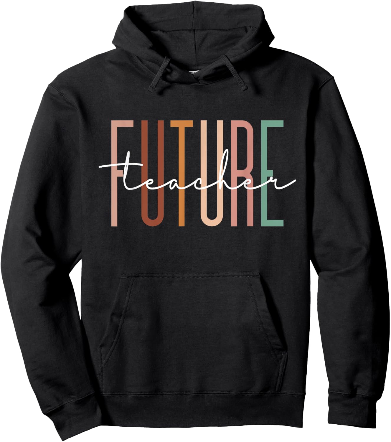 Future Teacher Educator Teacher in Progress Graduation Hoodie - Hoodie | Black