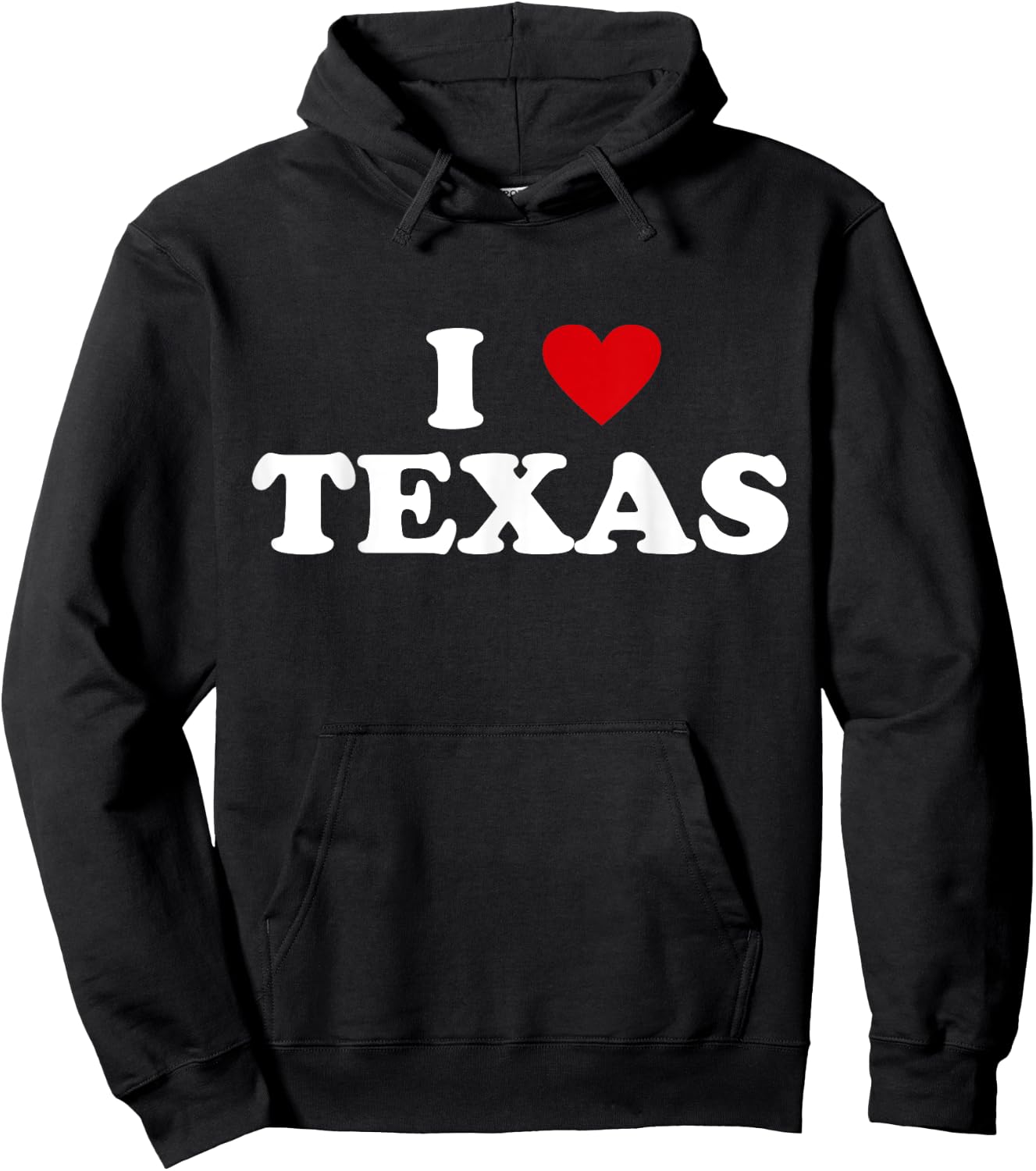 USA I Heart State - I Love Texas Hoodie - Hoodie | Black