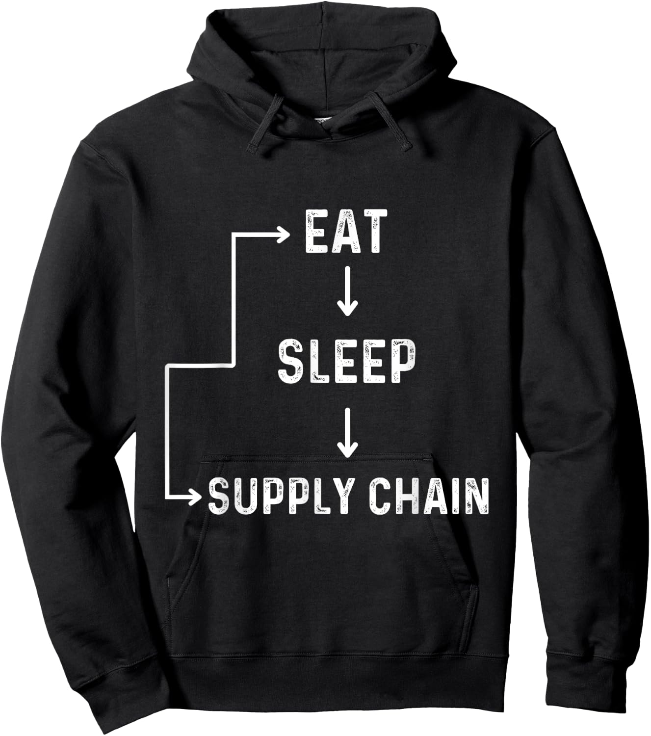Supply chain manager engineering supply chain director funny Hoodie - Hoodie | Black