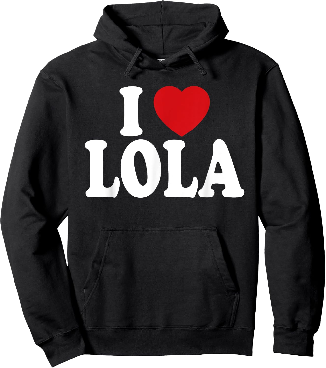 I Heart Love Lola Hoodie - Hoodie | Black