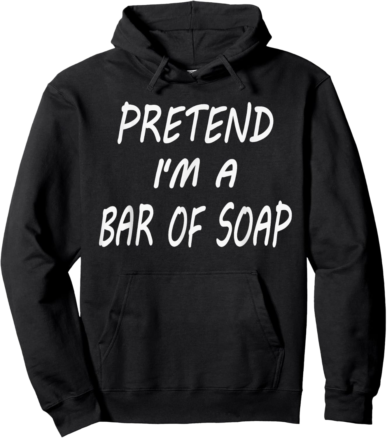 Pretend I'm A Bar Of Soap Funny Halloween Party Costume Hoodie - Hoodie | Black