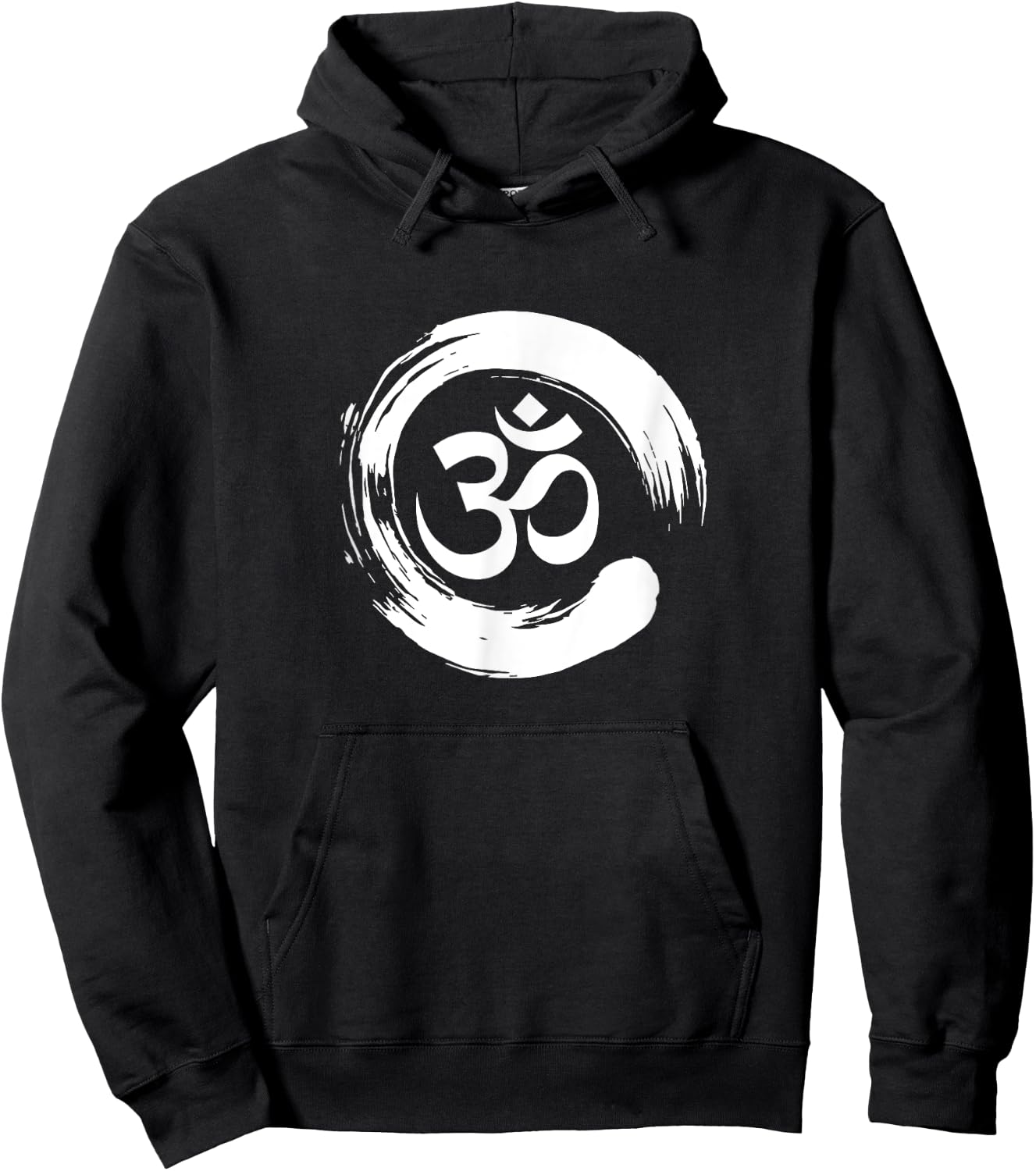 Om Yoga Ohm Hindu Meditation Zen Enzo Circle Spiritual Peace Hoodie - Hoodie | Black
