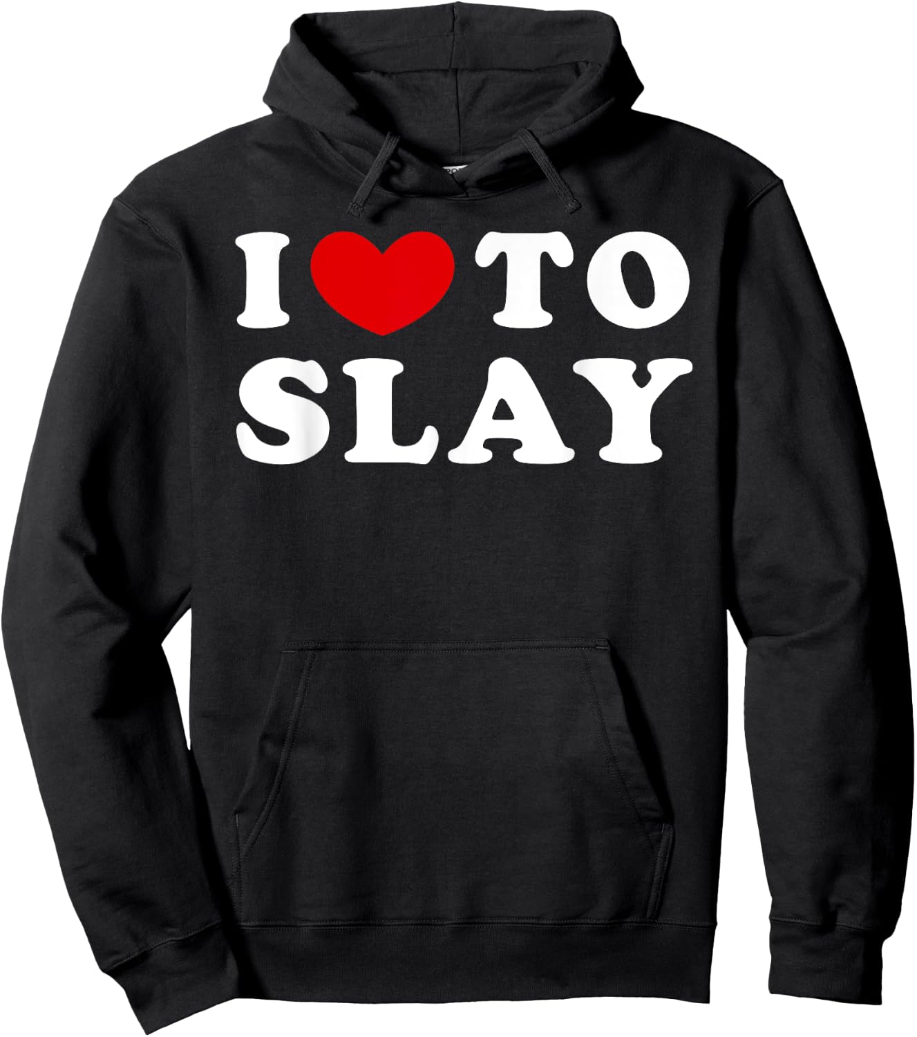 Heart To Slay Gift I Love, Like , Black Hoodie - Hoodie | Black