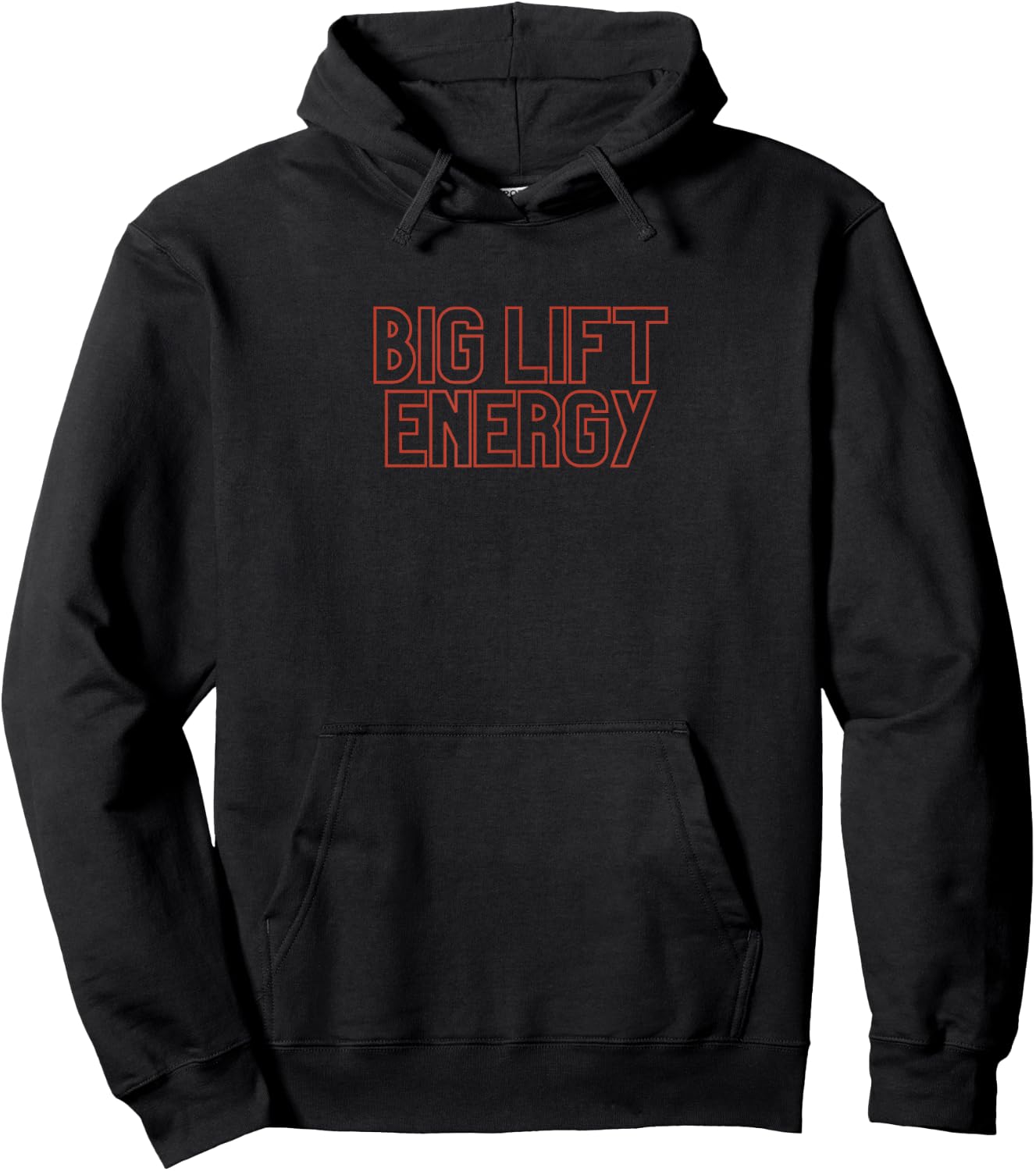 Gym Pump Cover Big Lift Energy Weightlifting Workout Top Hoodie - Hoodie | Black