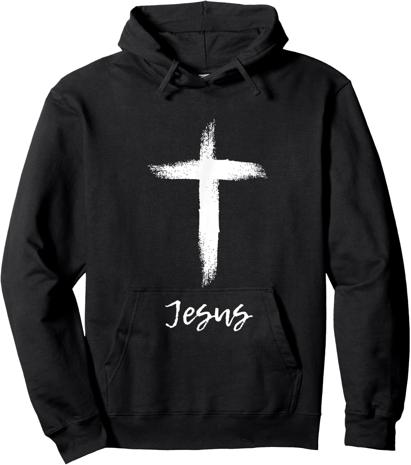 Jesus Christ Crucifixion Religious Cross Symbol Crucifix Hoodie - Hoodie | Black