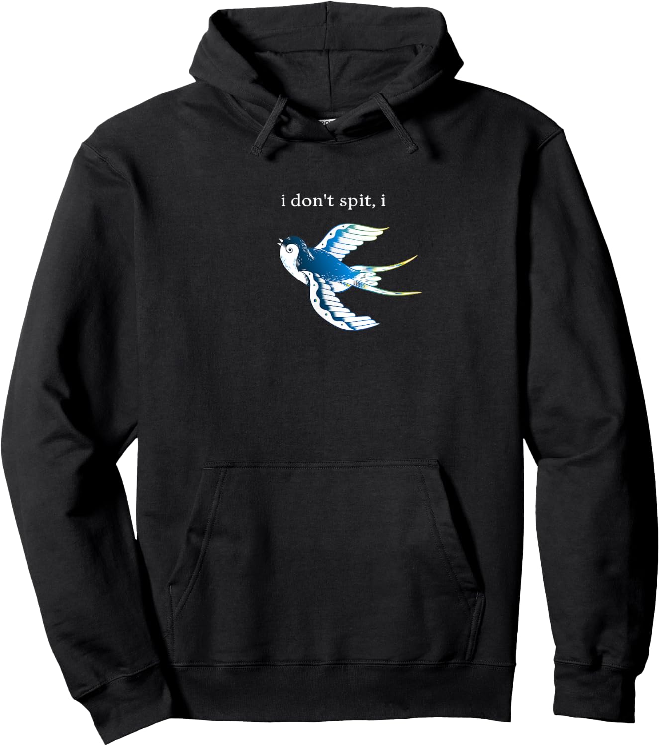 I Don't Spit I Swallow Funny Bird Watching Bird Watcher Hoodie - Hoodie | Black