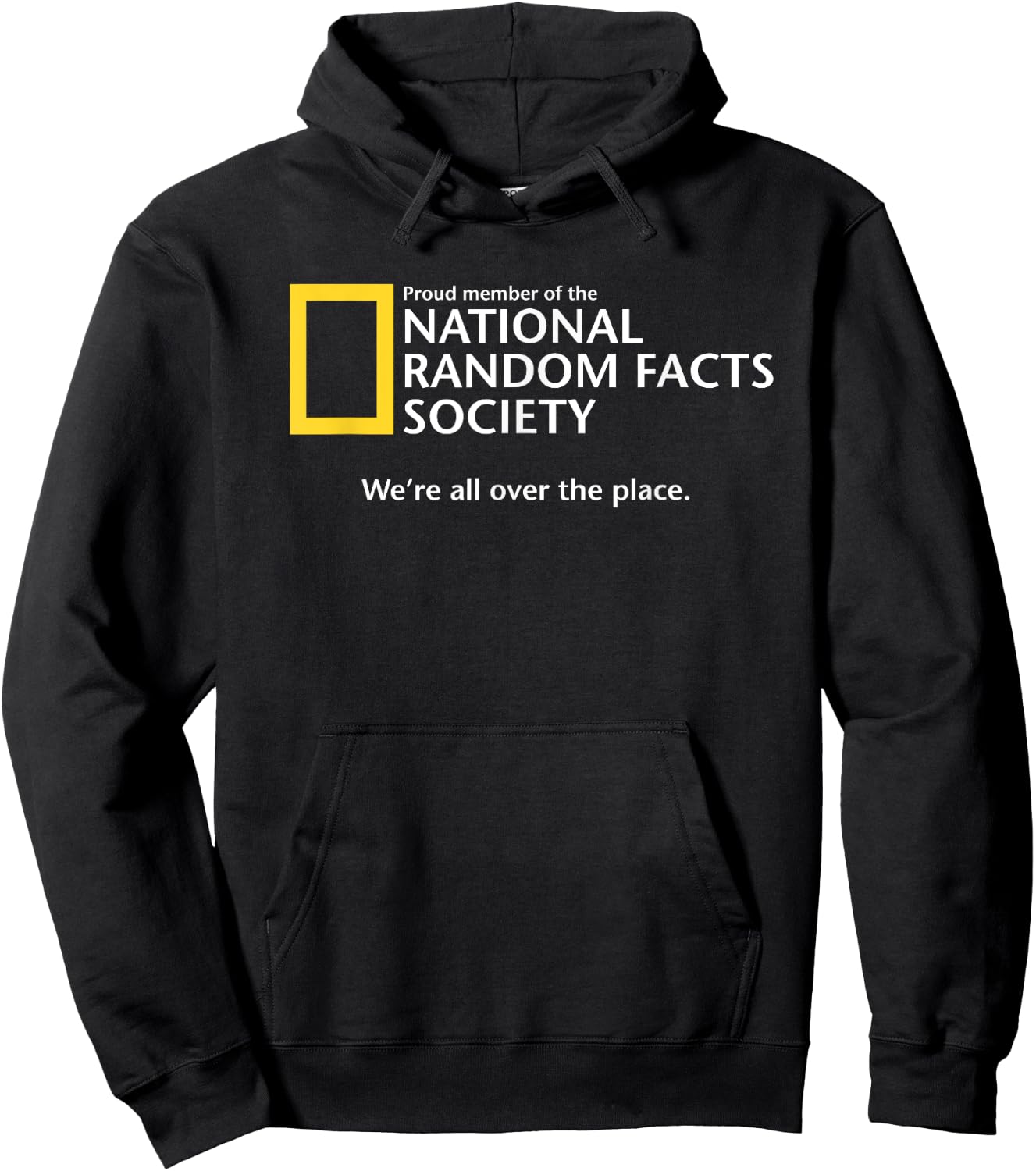 Funny National Random Facts Society for Odd Memory People Hoodie - Hoodie | Black