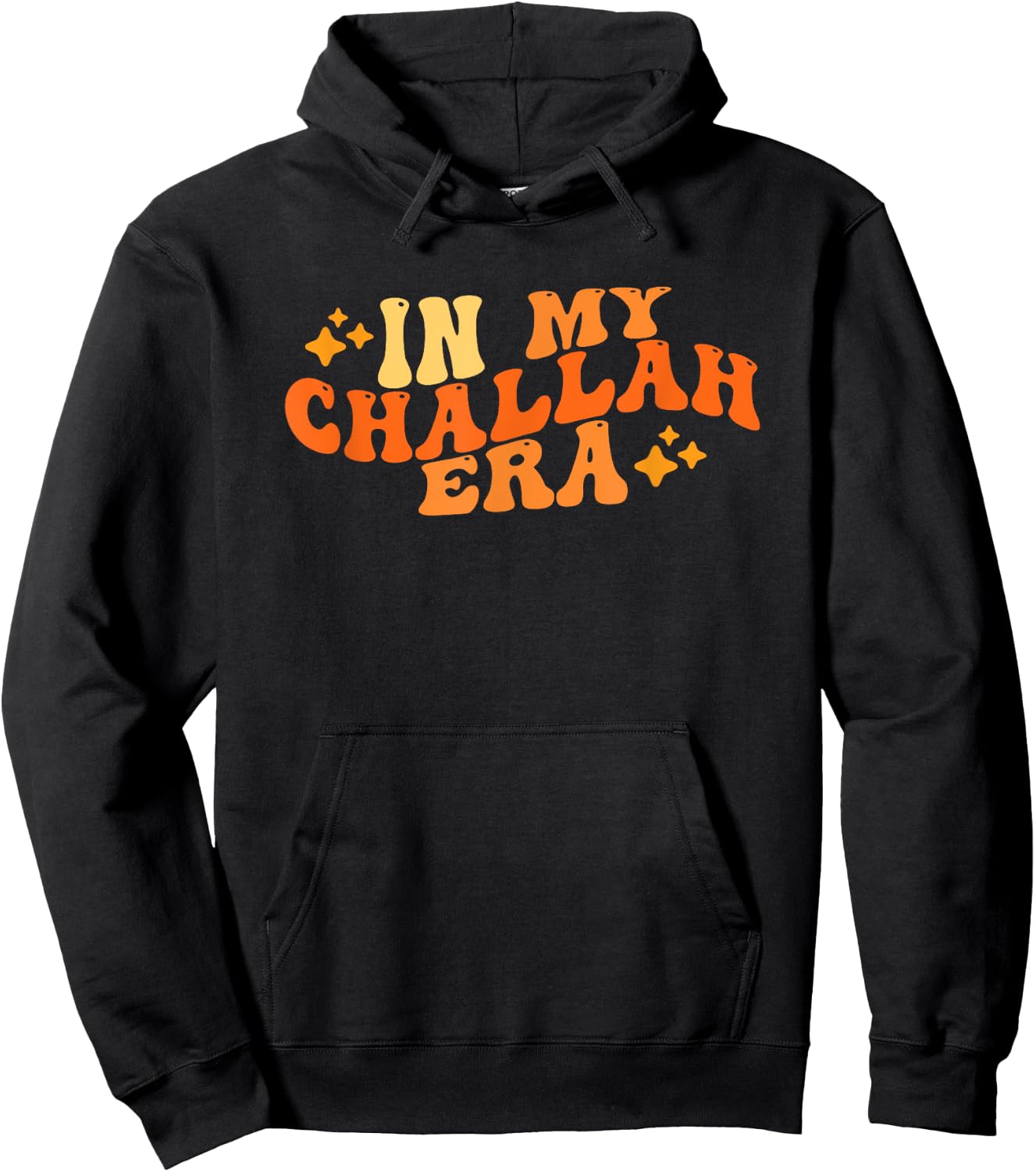 In My Challah Era Funny Challah Bread Pun Bread Making Era Hoodie - Hoodie | Black