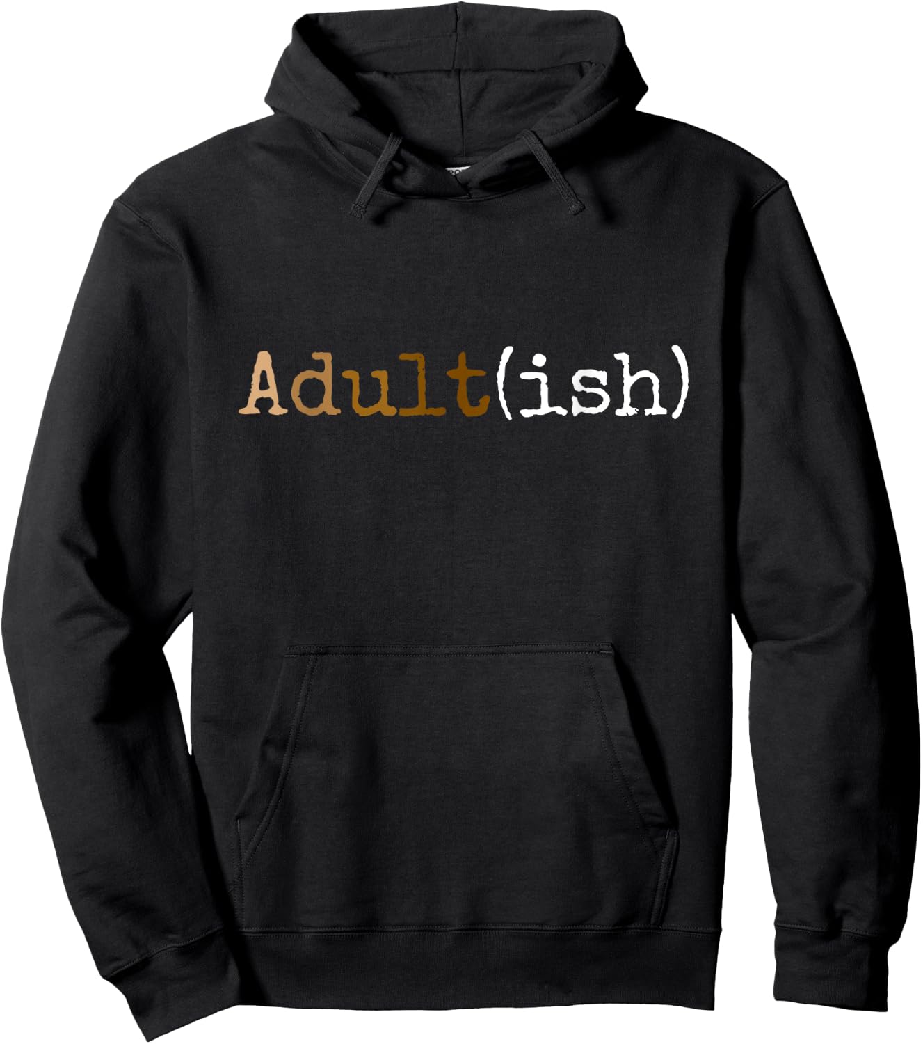 Adultish Shirt Melanin 21st Birthday Shirt 18th Birthday Hoodie - Hoodie | Black