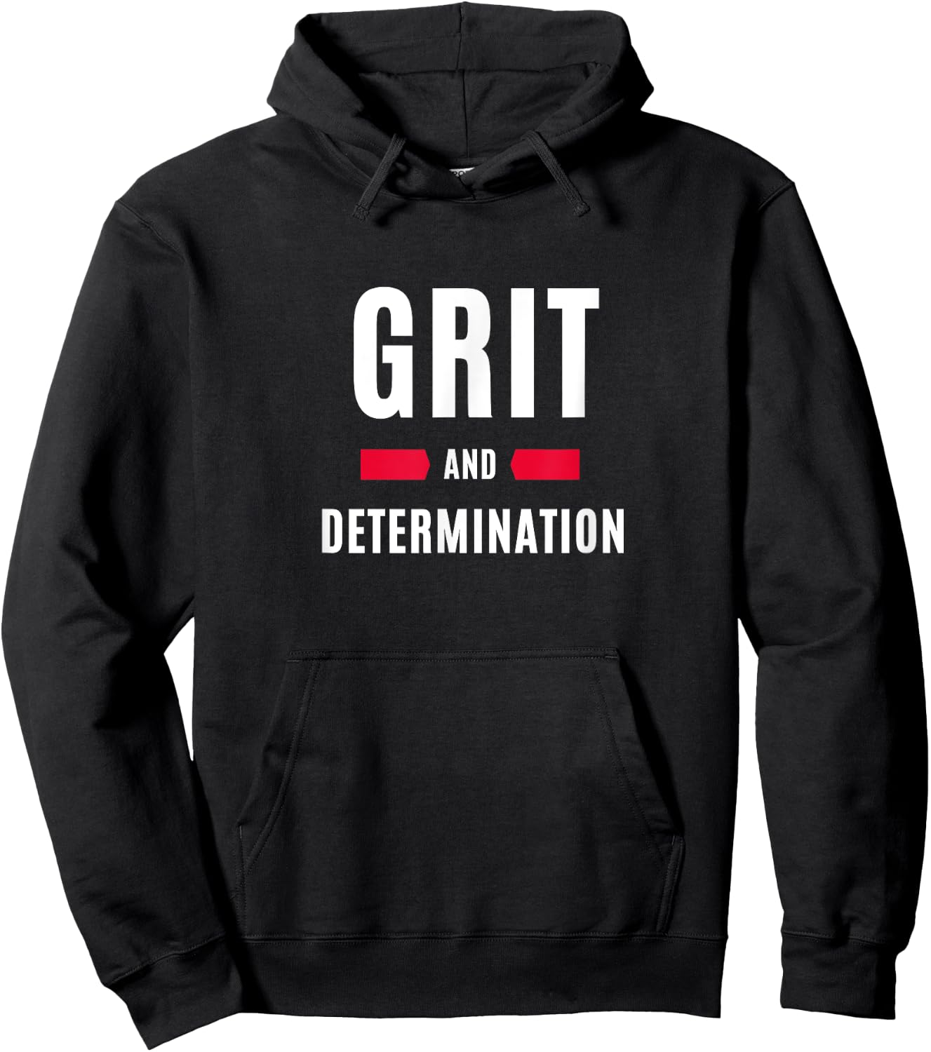 Grit and Determination Hoodie - Hoodie | Black