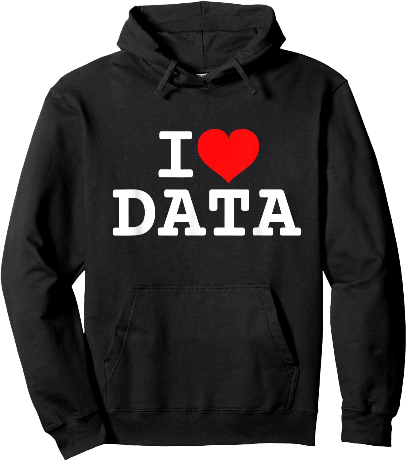 I Love Data Hoodie - Hoodie | Black