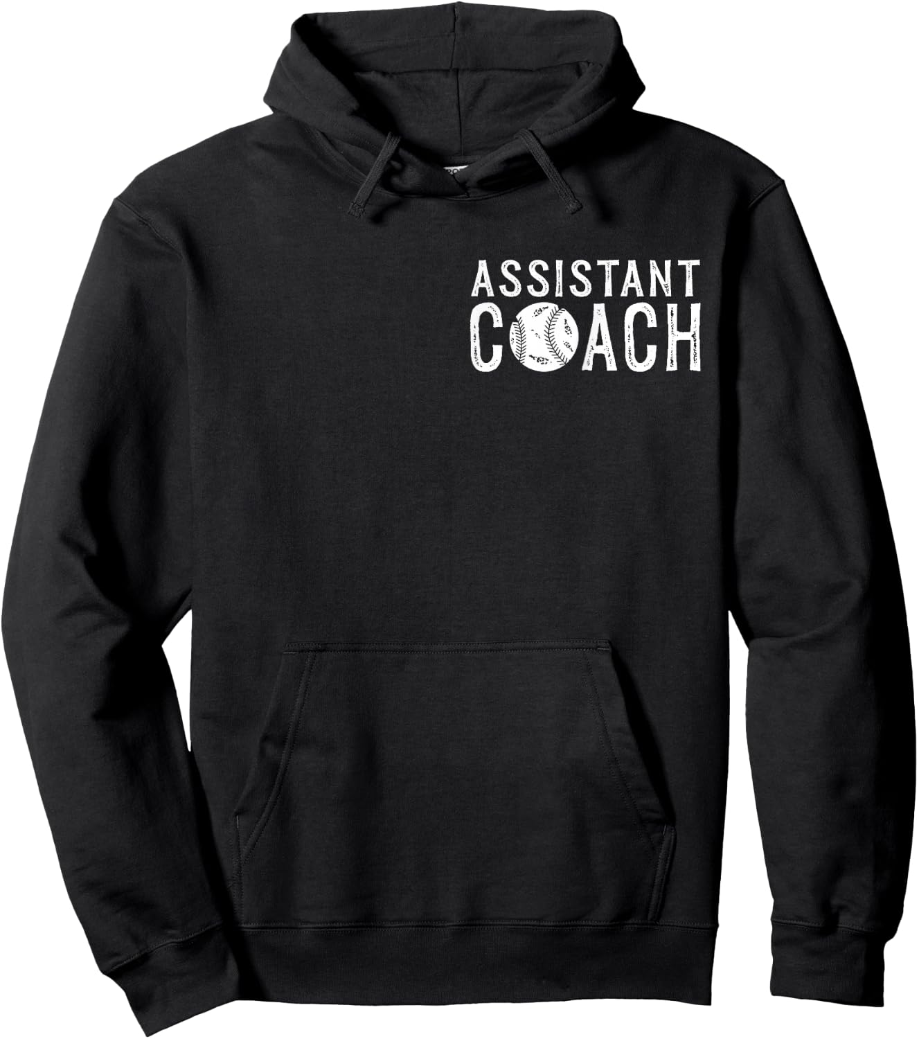 Assistant Baseball Coach Hoodie - Hoodie | Black