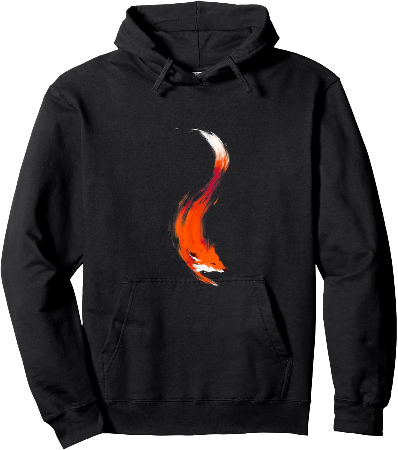 The Quick Orange-Red Fox Hoodie - Hoodie | Black