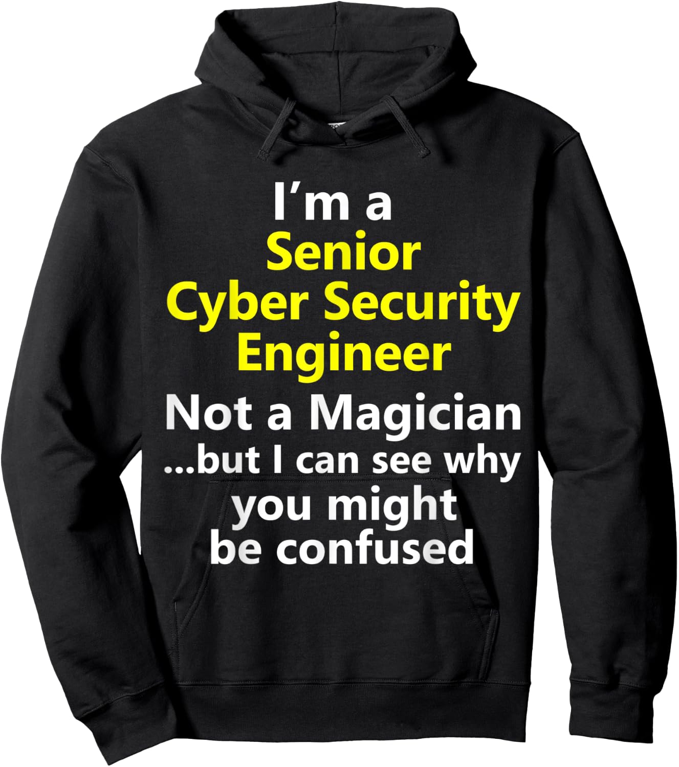 Senior Cyber Information Security Engineer Analyst Job Hoodie - Hoodie | Black
