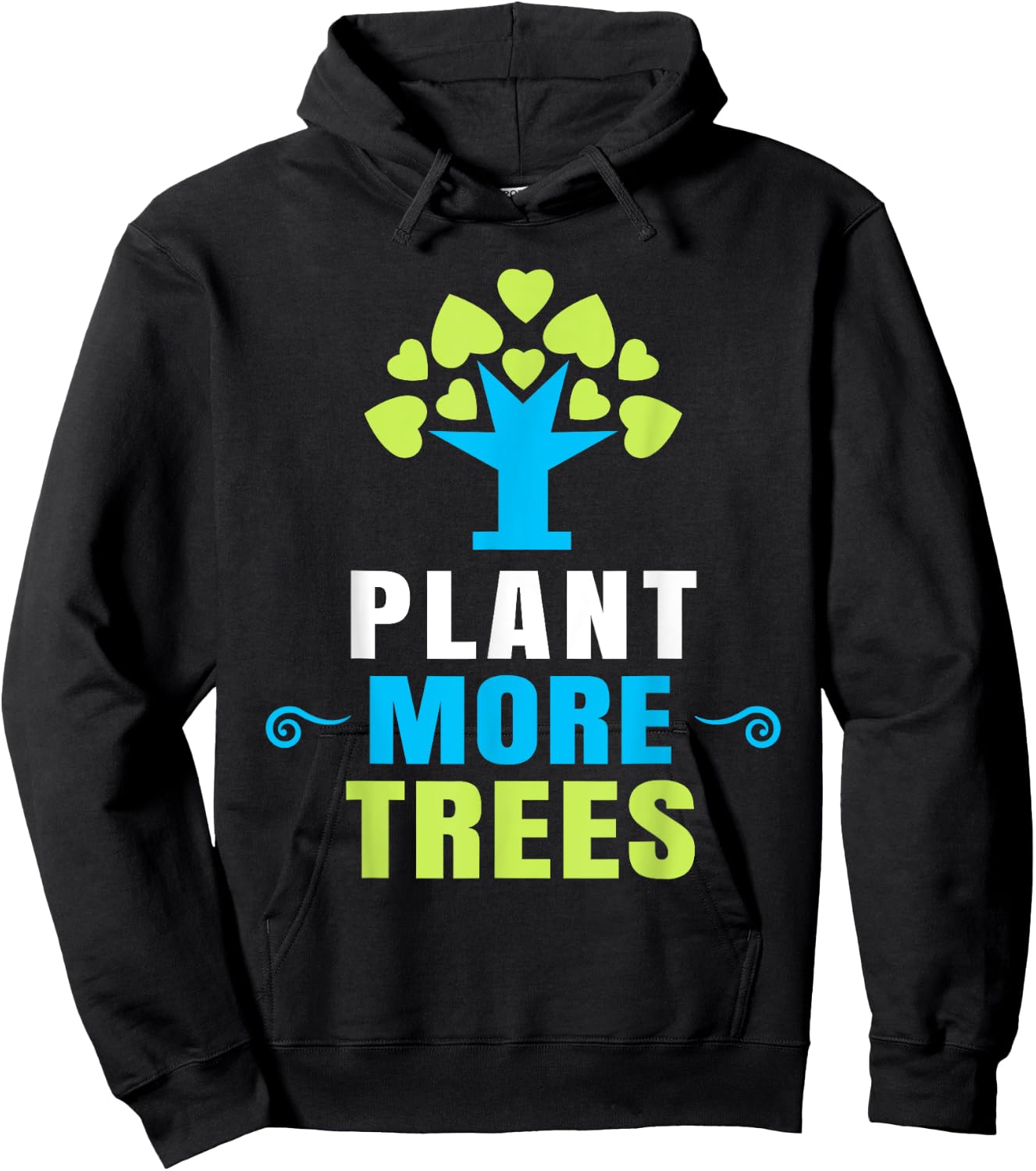 Plant More Trees Tree Hugger Earth Day Arbor Day Hoodie - Hoodie | Black