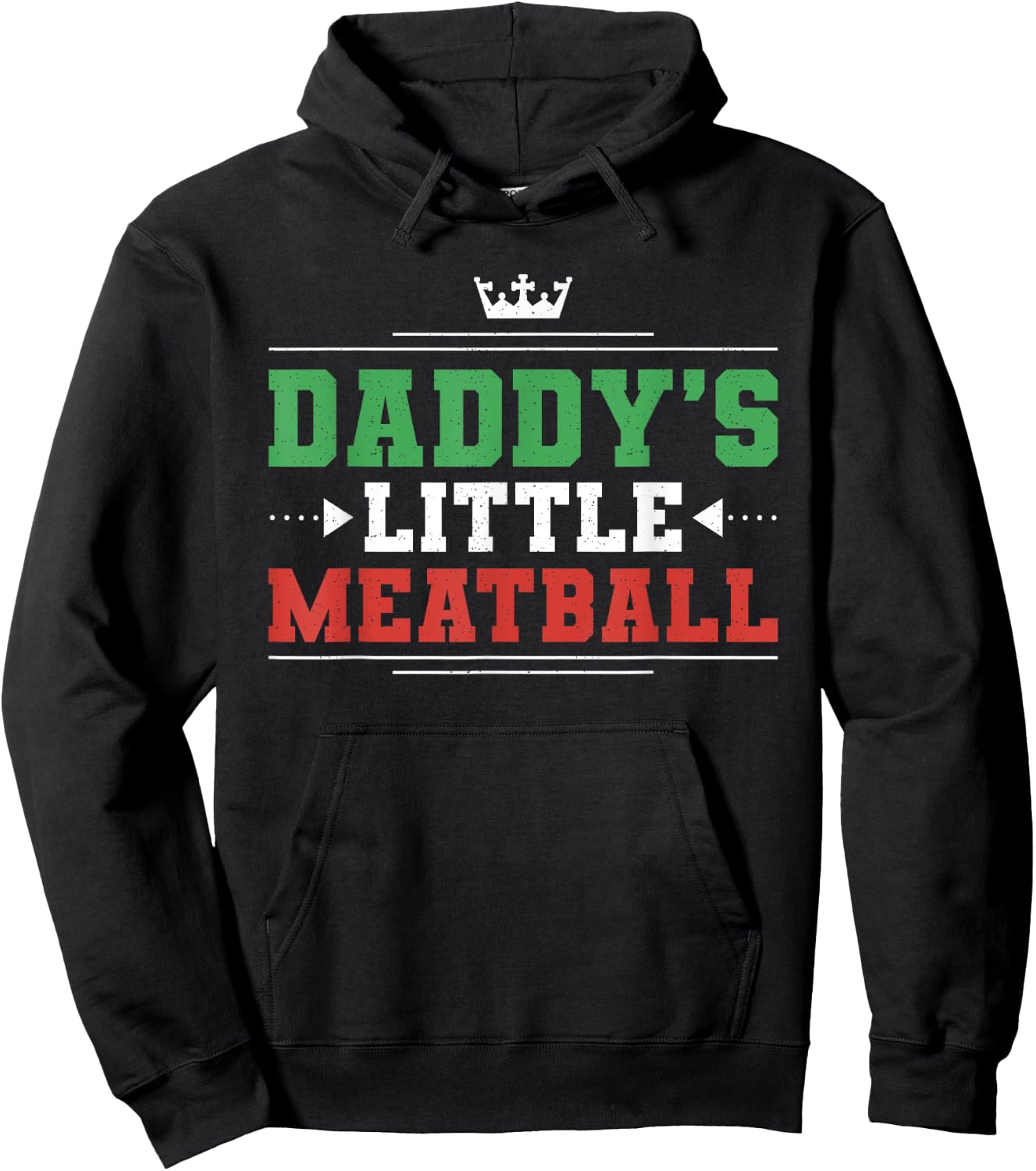 Daddys Little Meatball Hoodie - Hoodie | Black