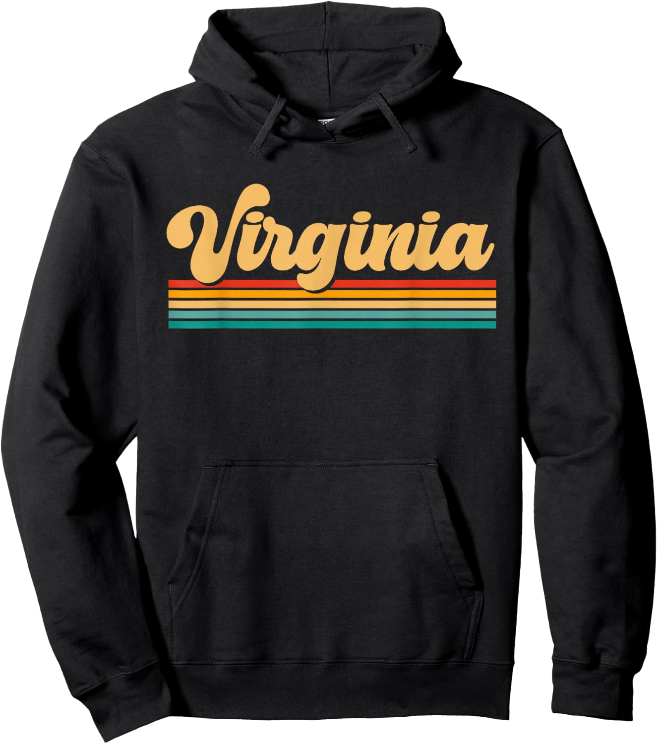 State of Virginia Hoodie - Hoodie | Black