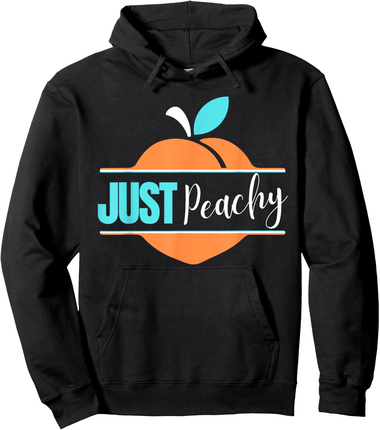 Just Peachy Hoodie - Hoodie | Black