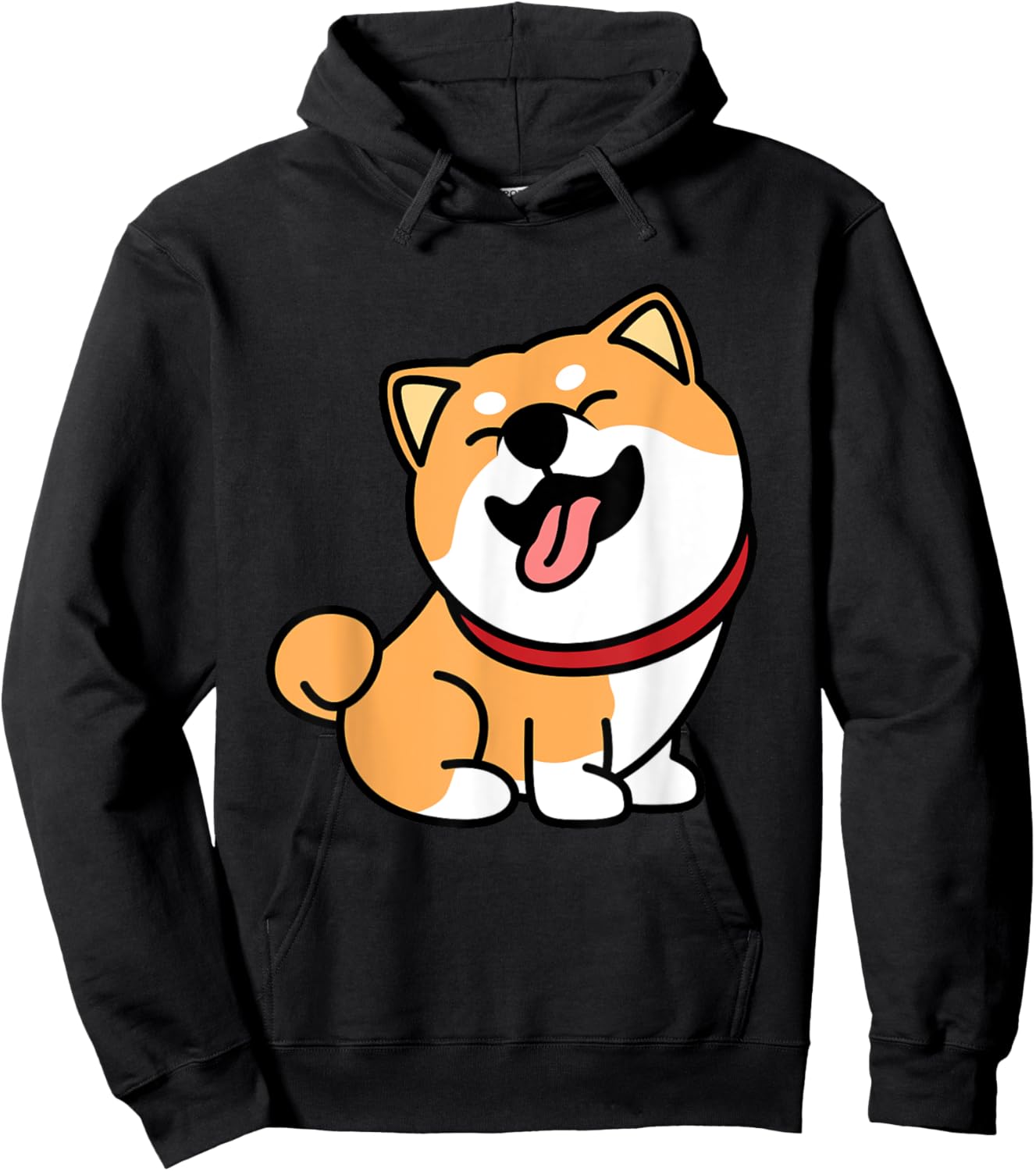 Cute Shiba Inu Dog Lover Men Women Girls Kids Hoodie - Hoodie | Black
