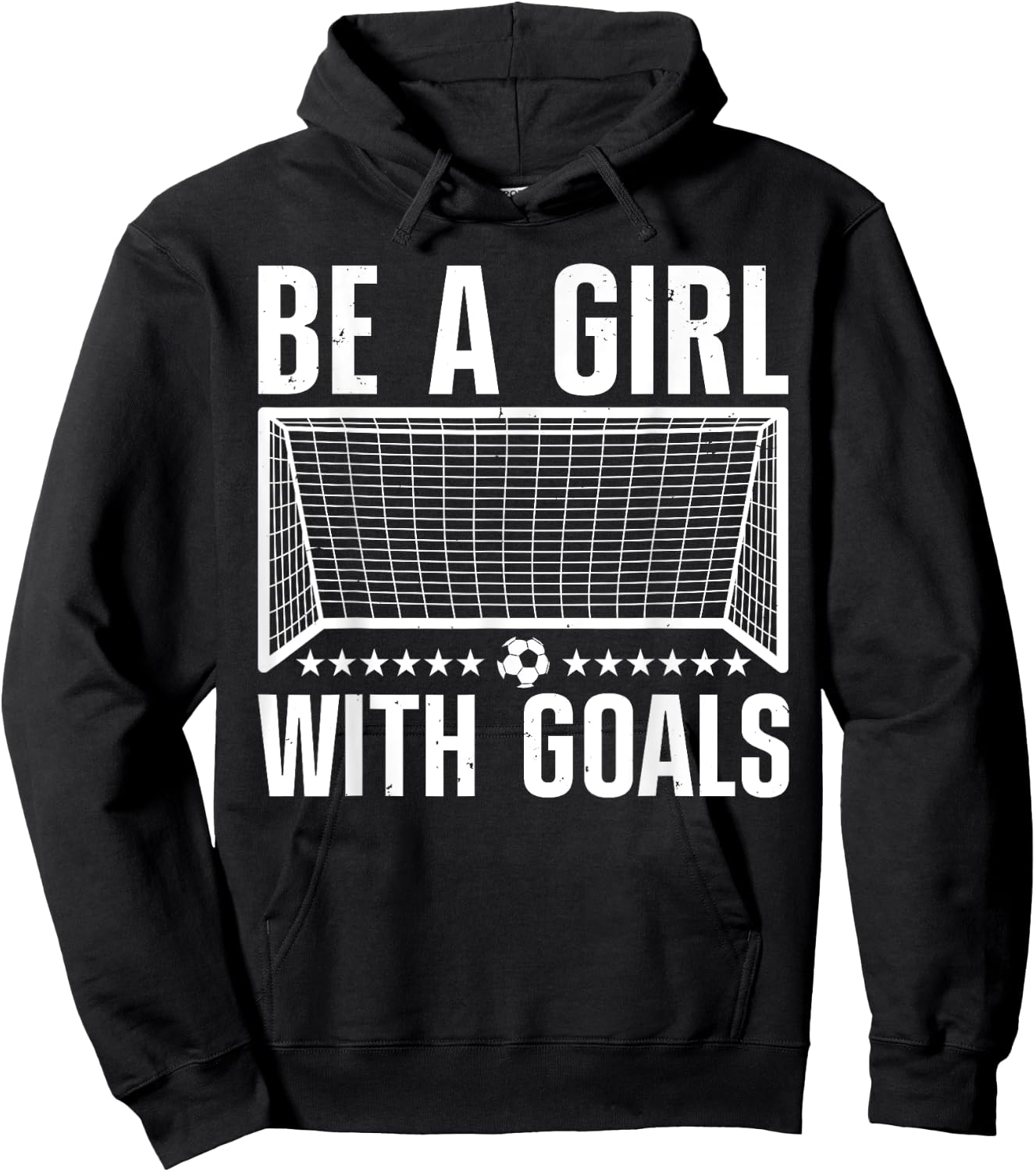 Funny Soccer Art For Girls Teens Women Soccer Lovers Players Hoodie - Hoodie | Black