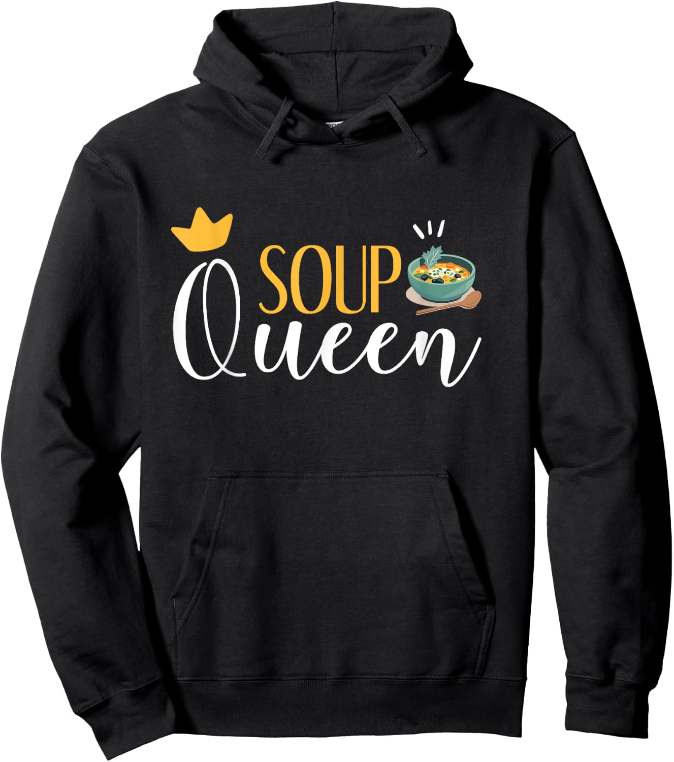 Vegetable Stew Cooking Lover - Funny Veggie Soup Queen Hoodie - Hoodie | Black