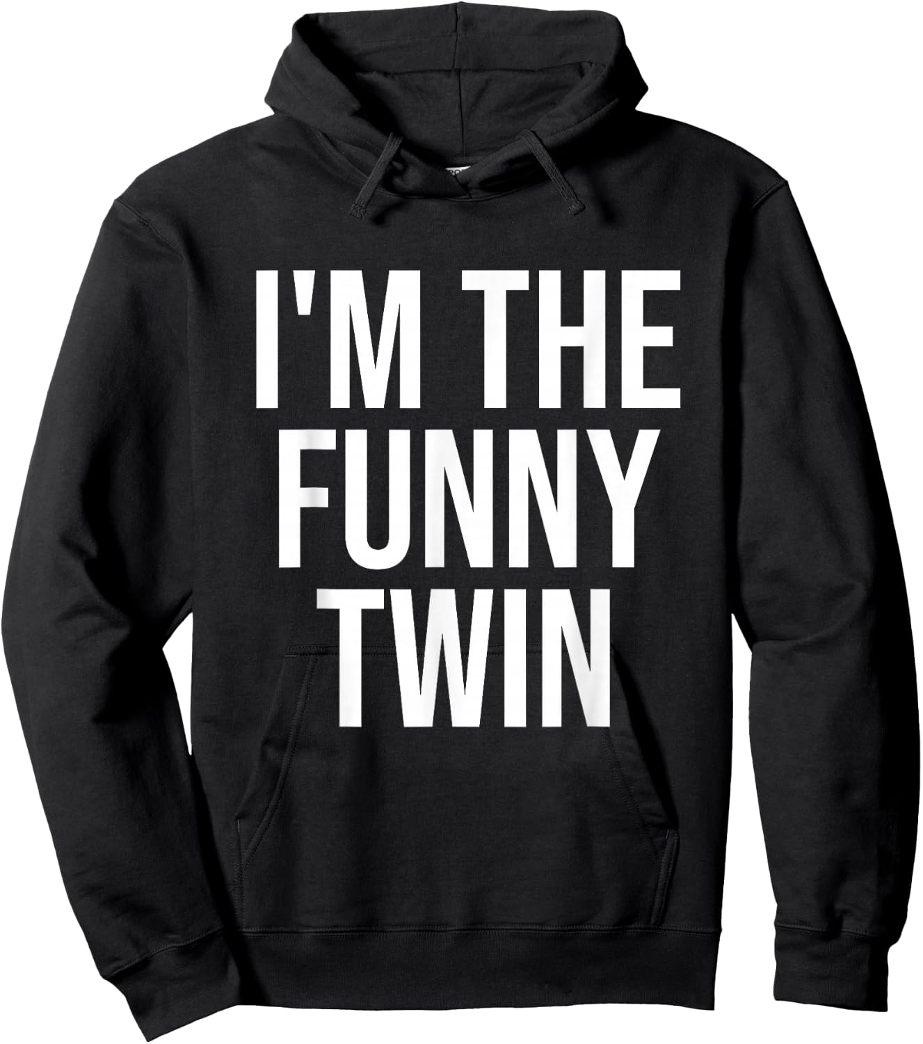 I'm The Funny Twin Hoodie - Hoodie | Black