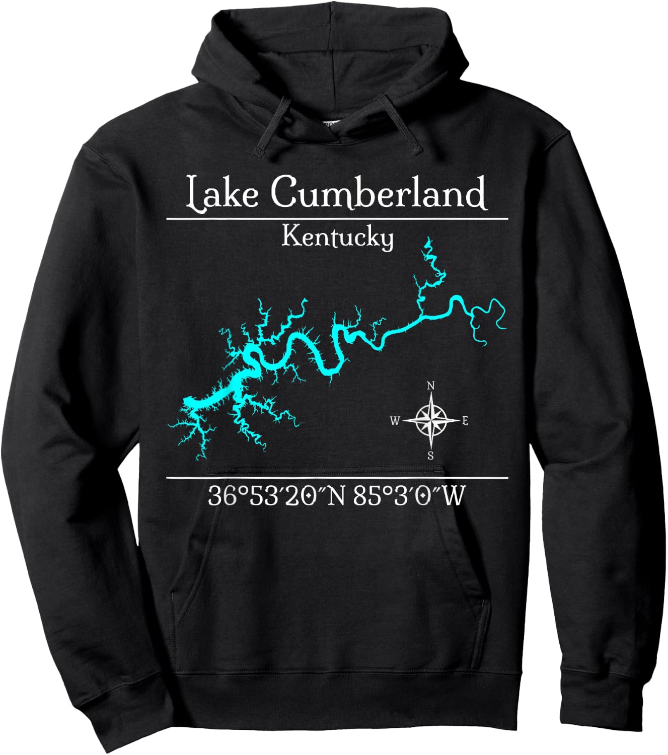 Lake Cumberland, Kentucky Hoodie - Hoodie | Black