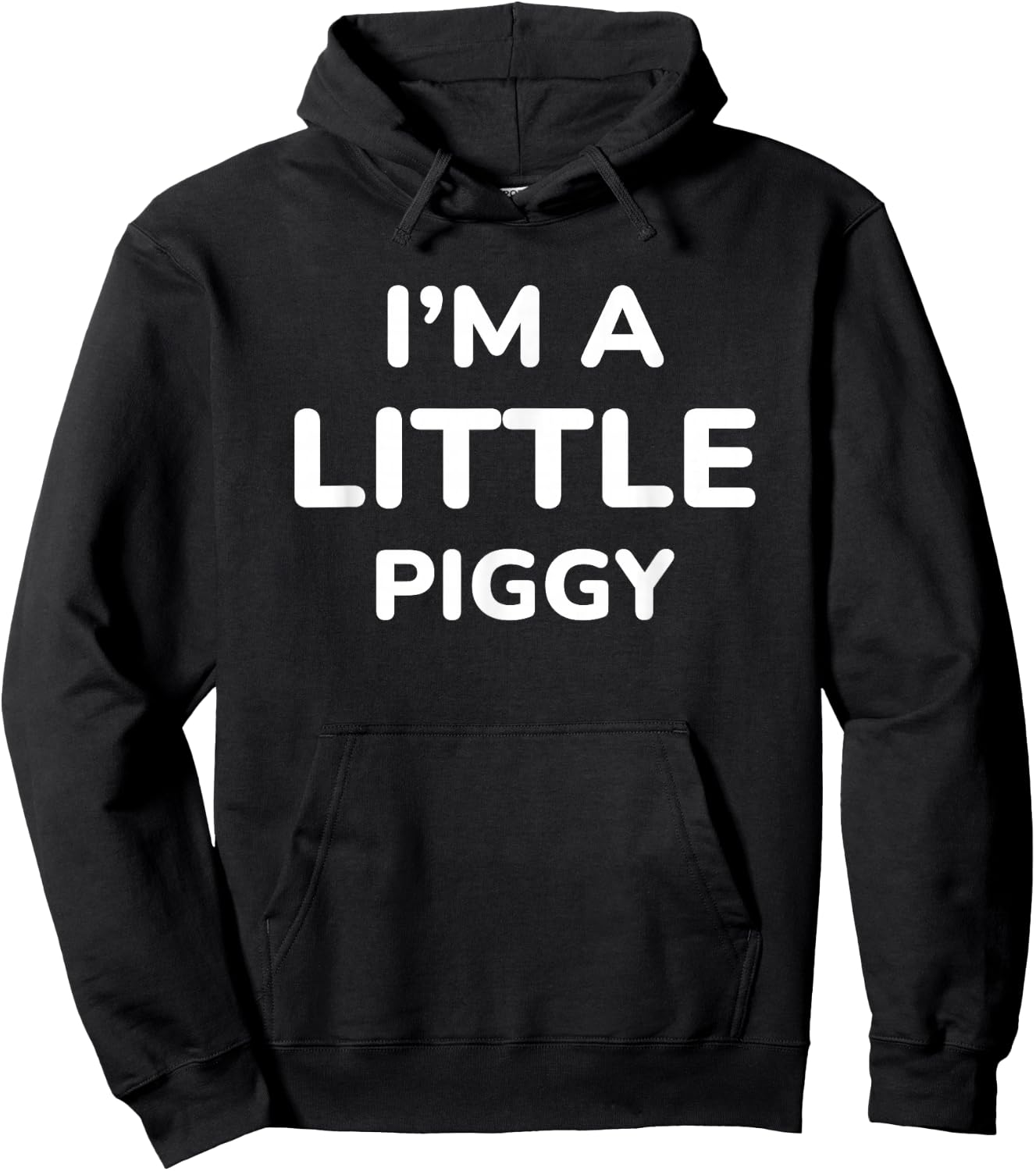 I'm A Little Piggy Hoodie - Hoodie | Black