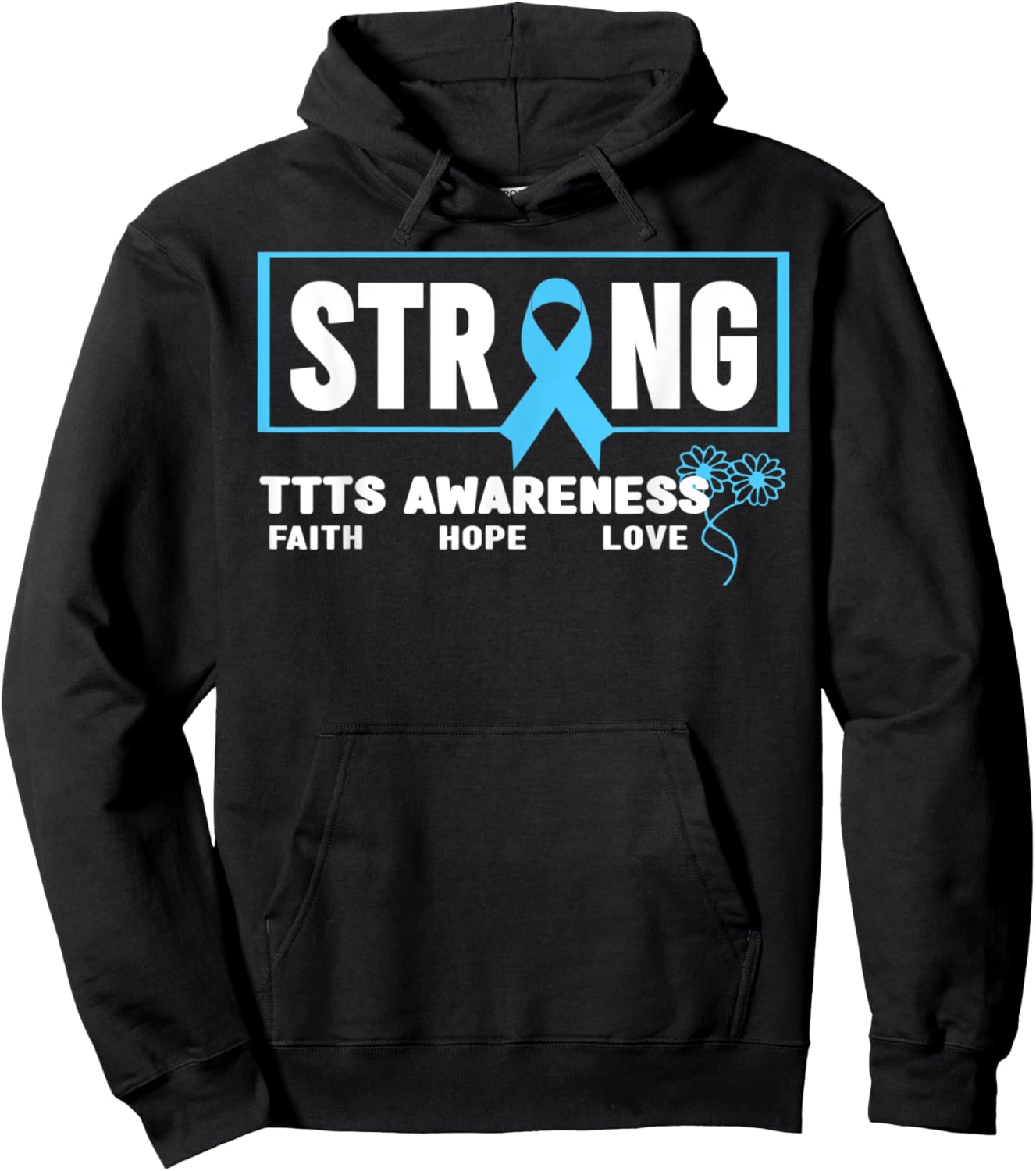 TTTS Strong - Twin To Twin Transfusion Syndrome Awareness Hoodie - Hoodie | Black