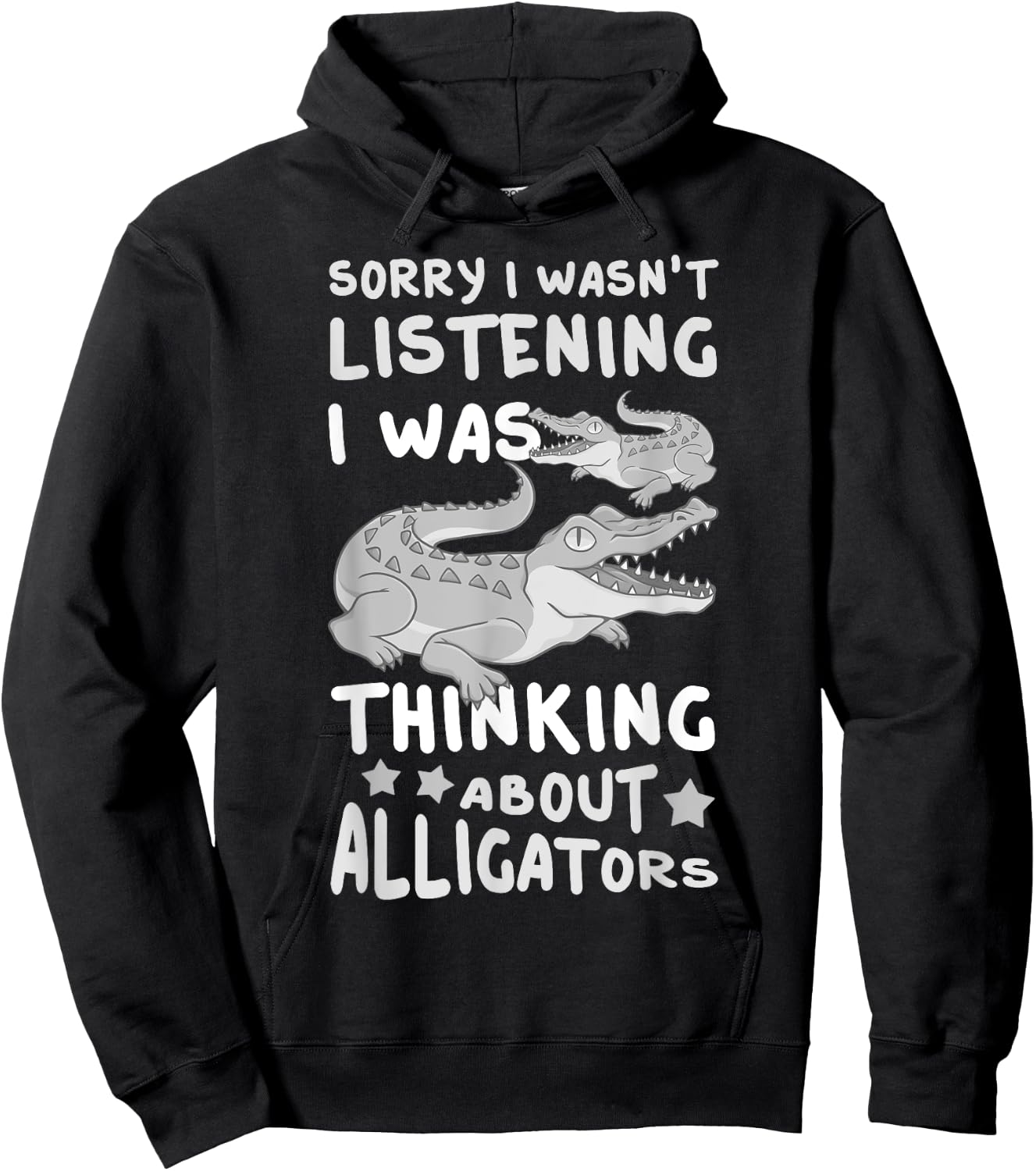 Alligator Animals Funny Florida Green Crocodiles Wild Hoodie - Hoodie | Black