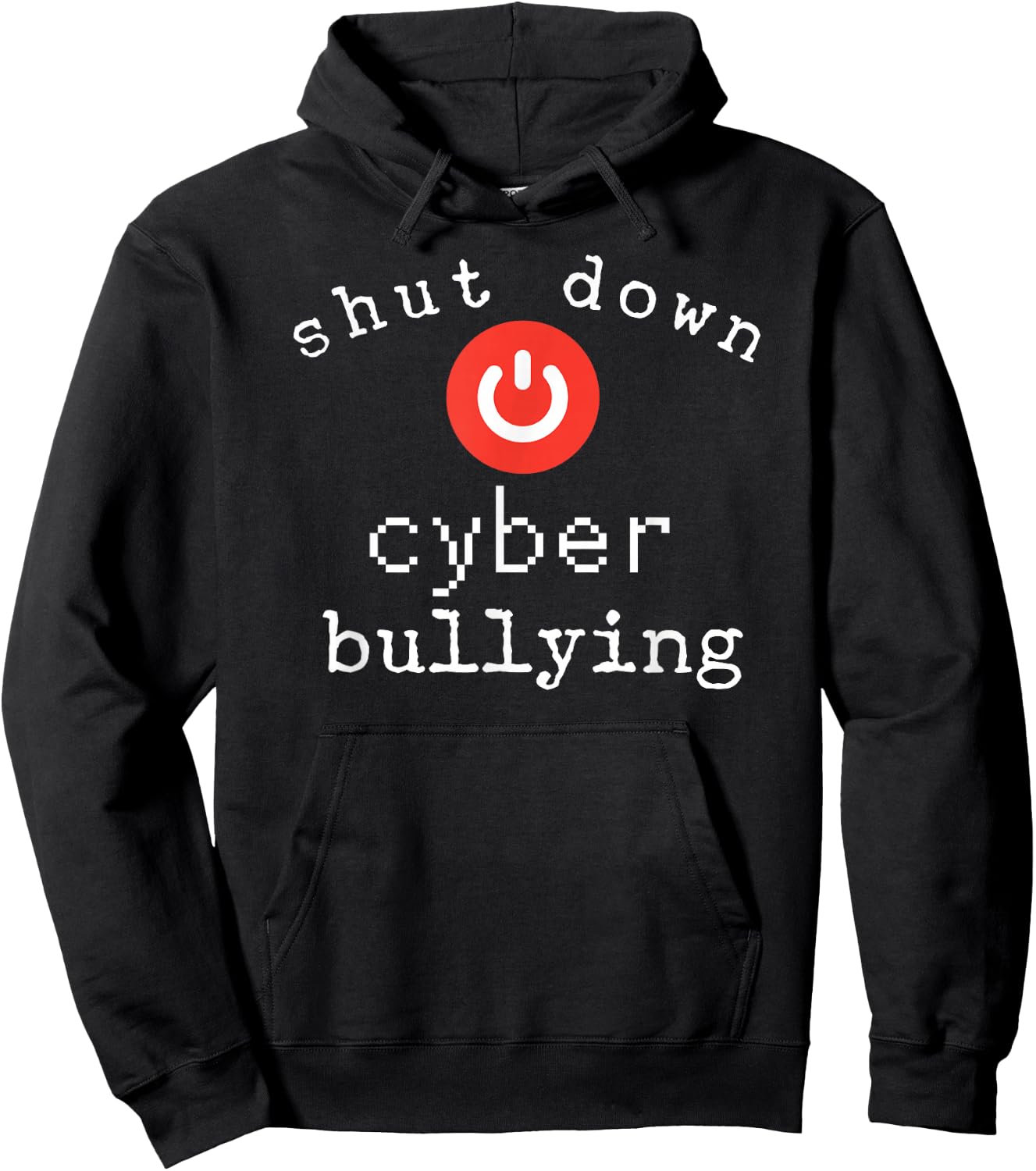 End Cyber Bullying Cyberbullying Awareness Stop Bullying Hoodie - Hoodie | Black