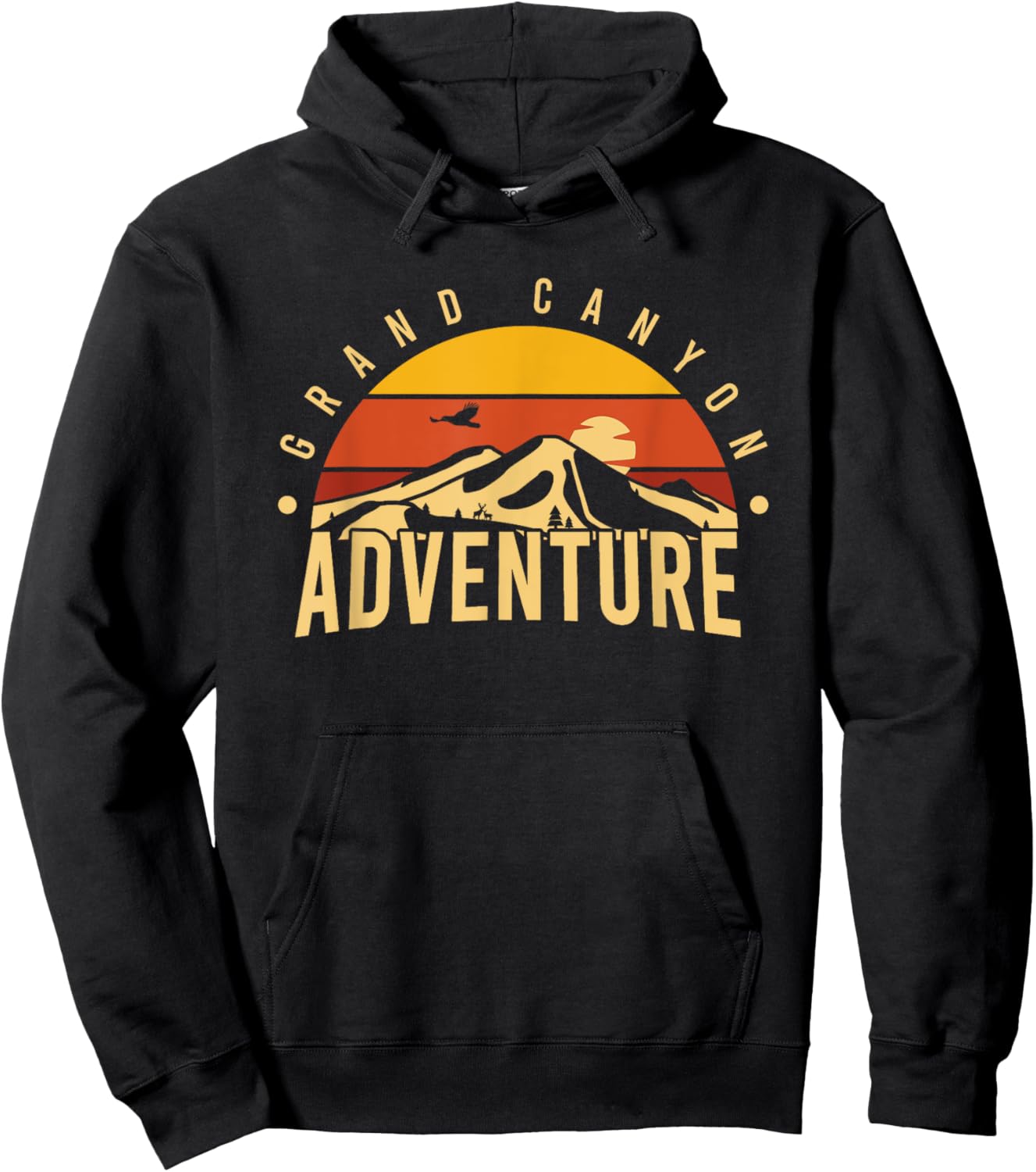 Grand Canyon National Park - Throwback Design - Classic Hoodie - Hoodie | Black