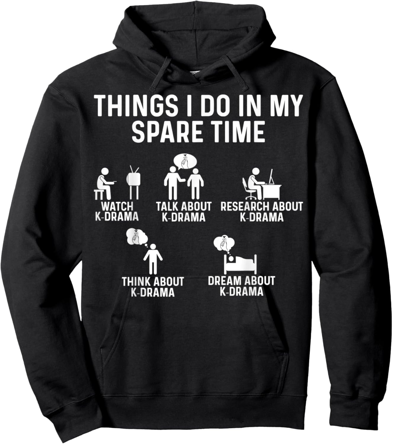 Korean Drama Watch K-Drama K Drama Hoodie - Hoodie | Black